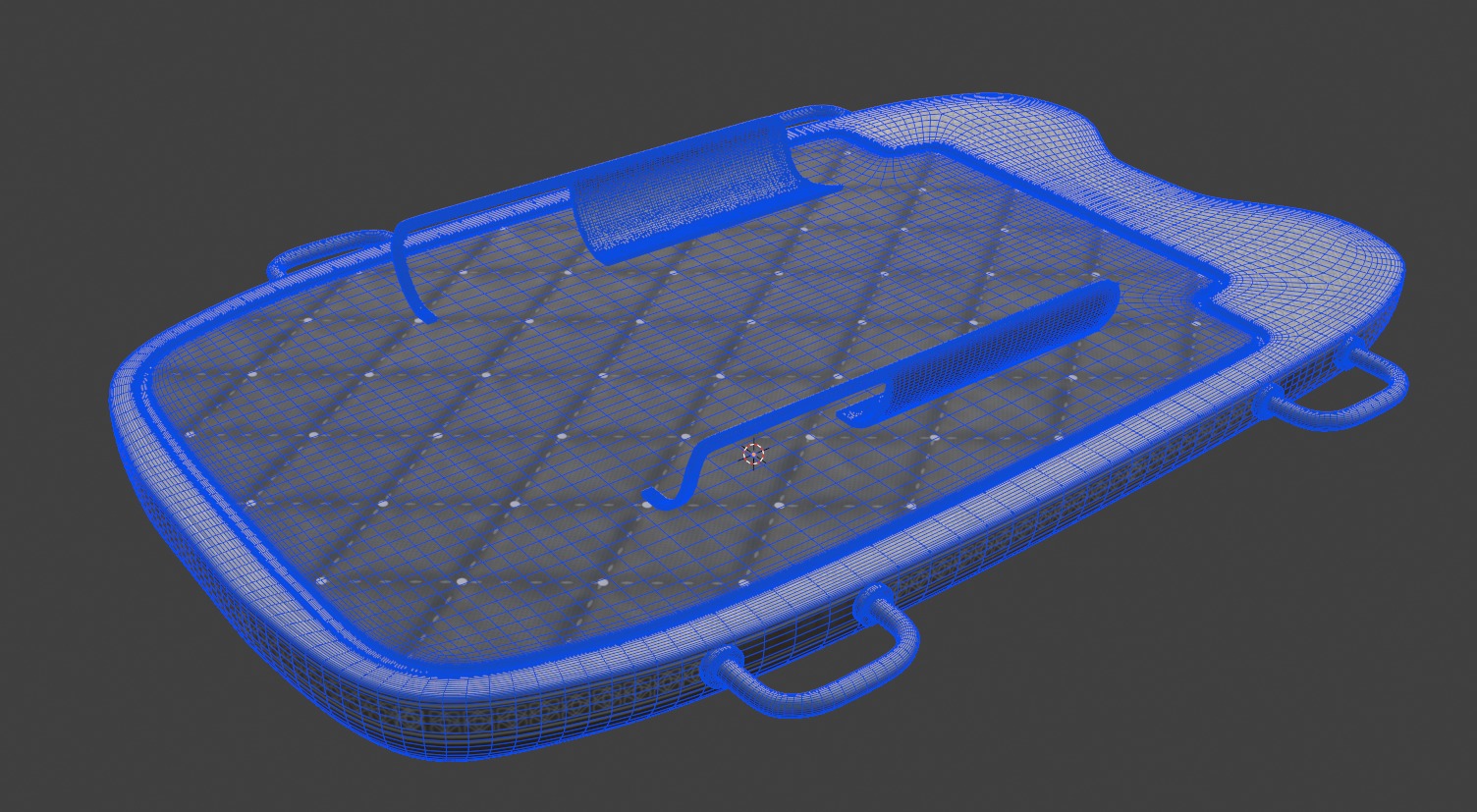 Skeleton Sled 3D model_7
