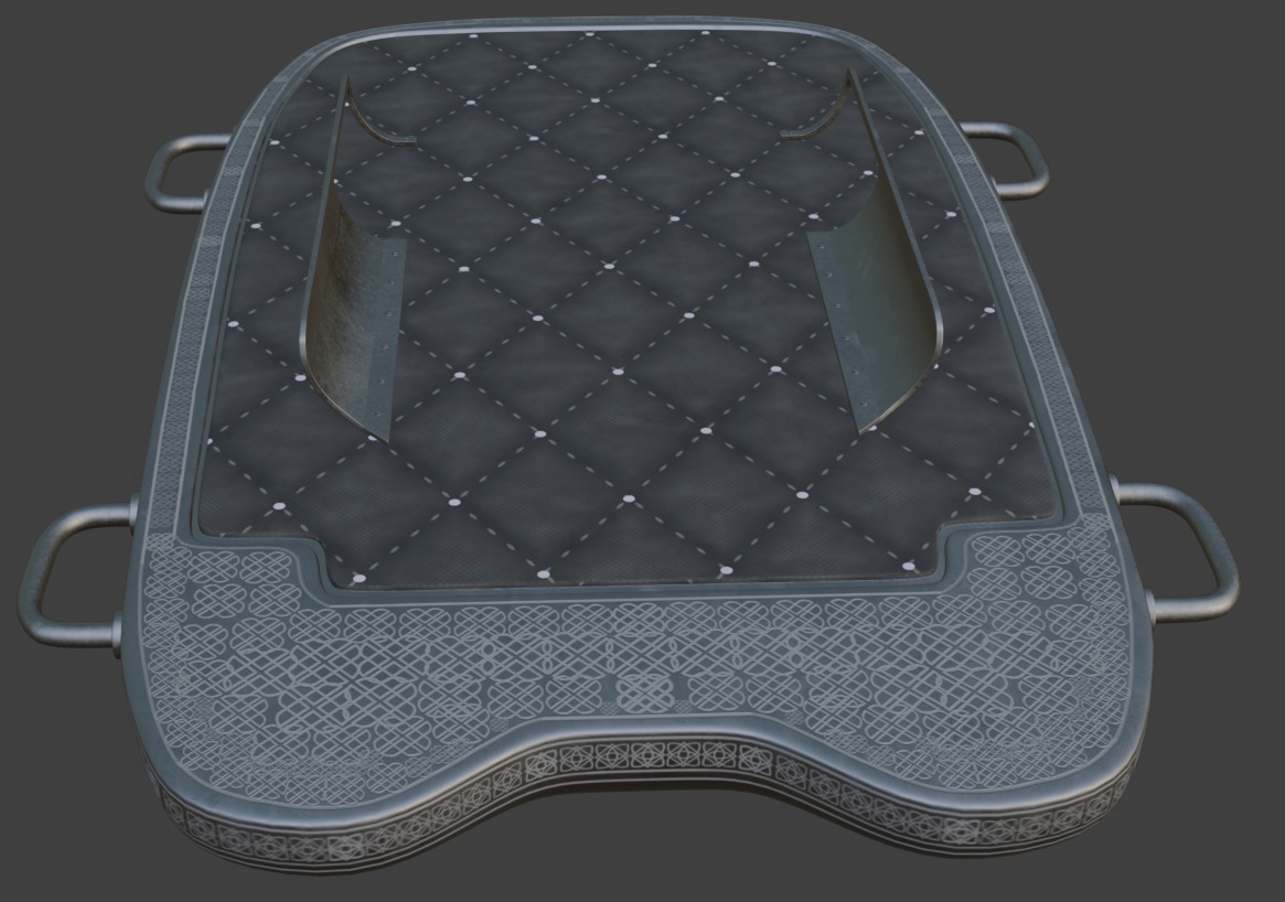 Skeleton Sled 3D model_4