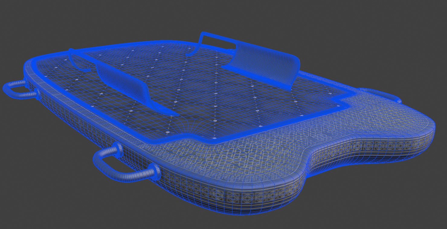 Skeleton Sled 3D model_8