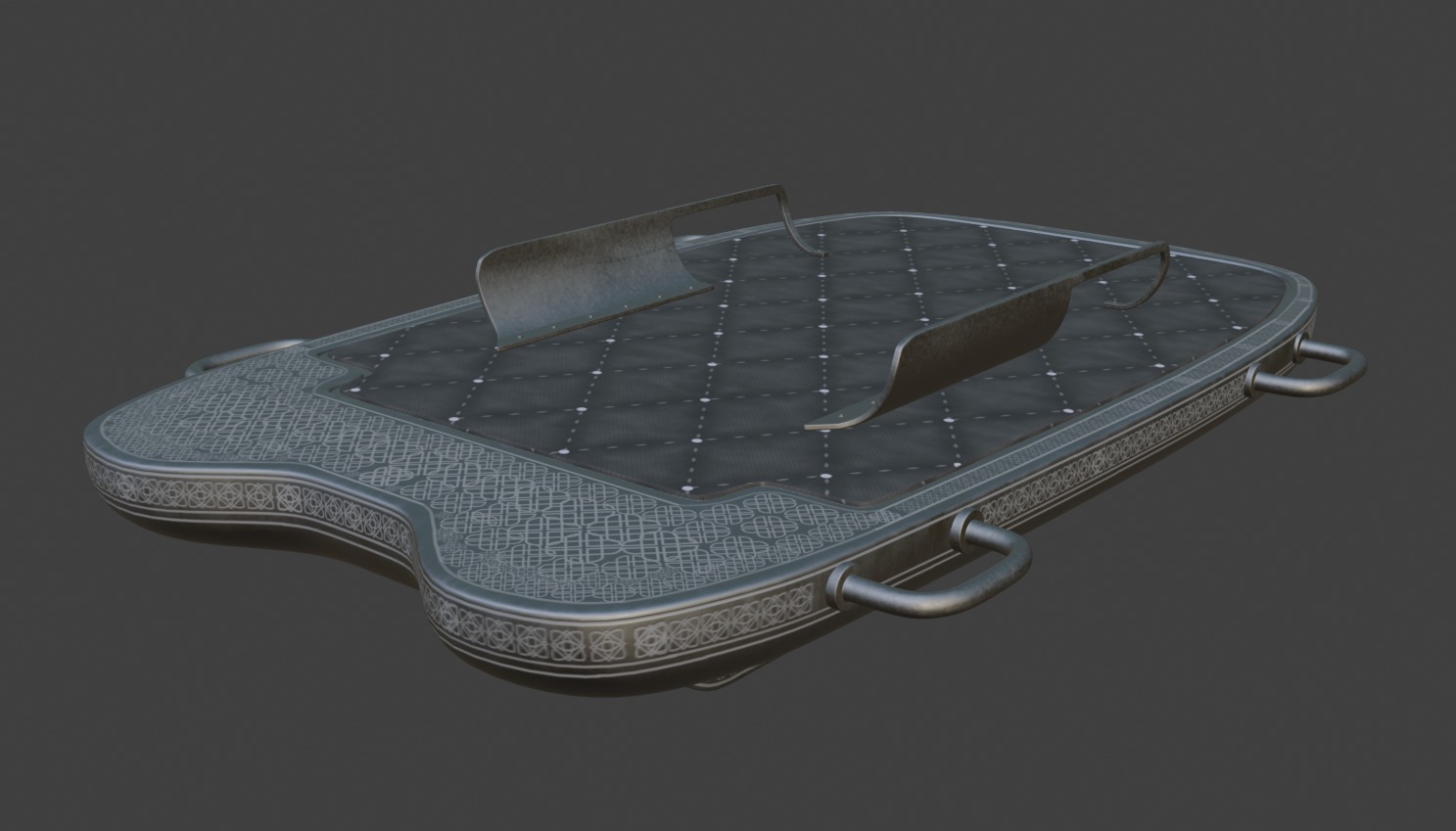 Skeleton Sled 3D model_1