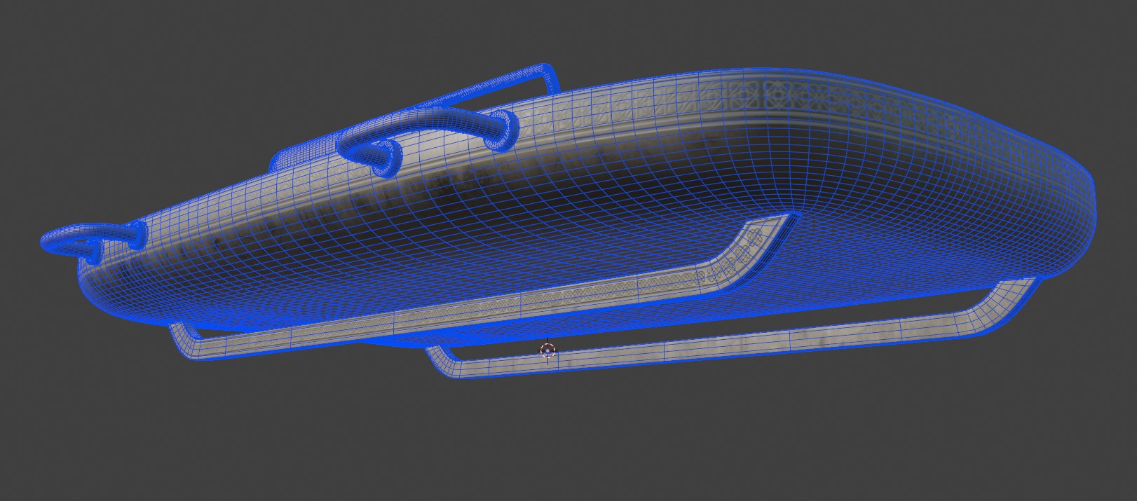 Skeleton Sled 3D model_6