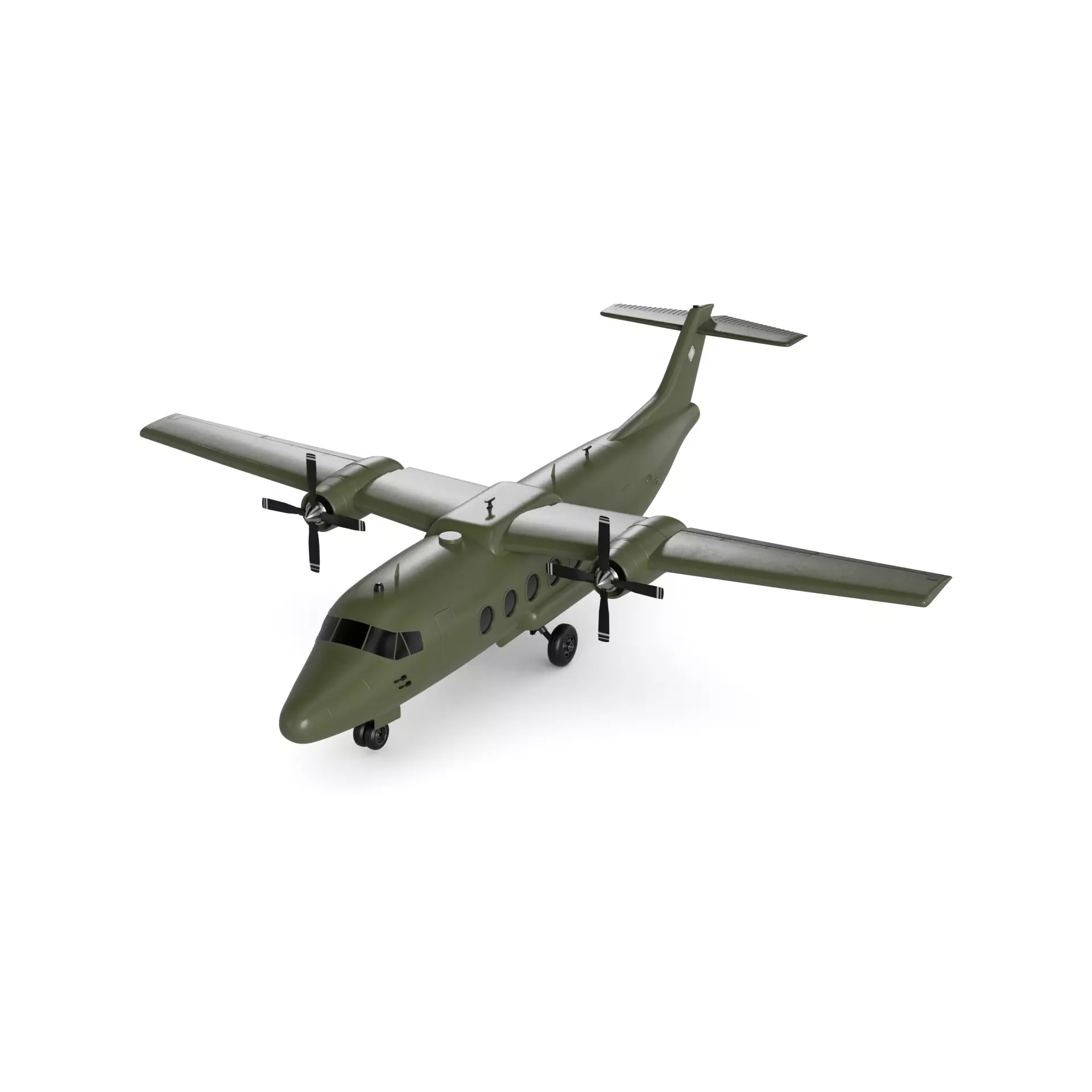 Regional Aircraft 3D model_0