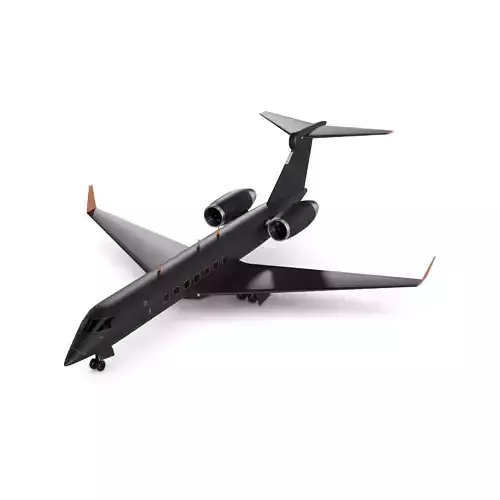 Regional Aircraft Low-poly 3D model