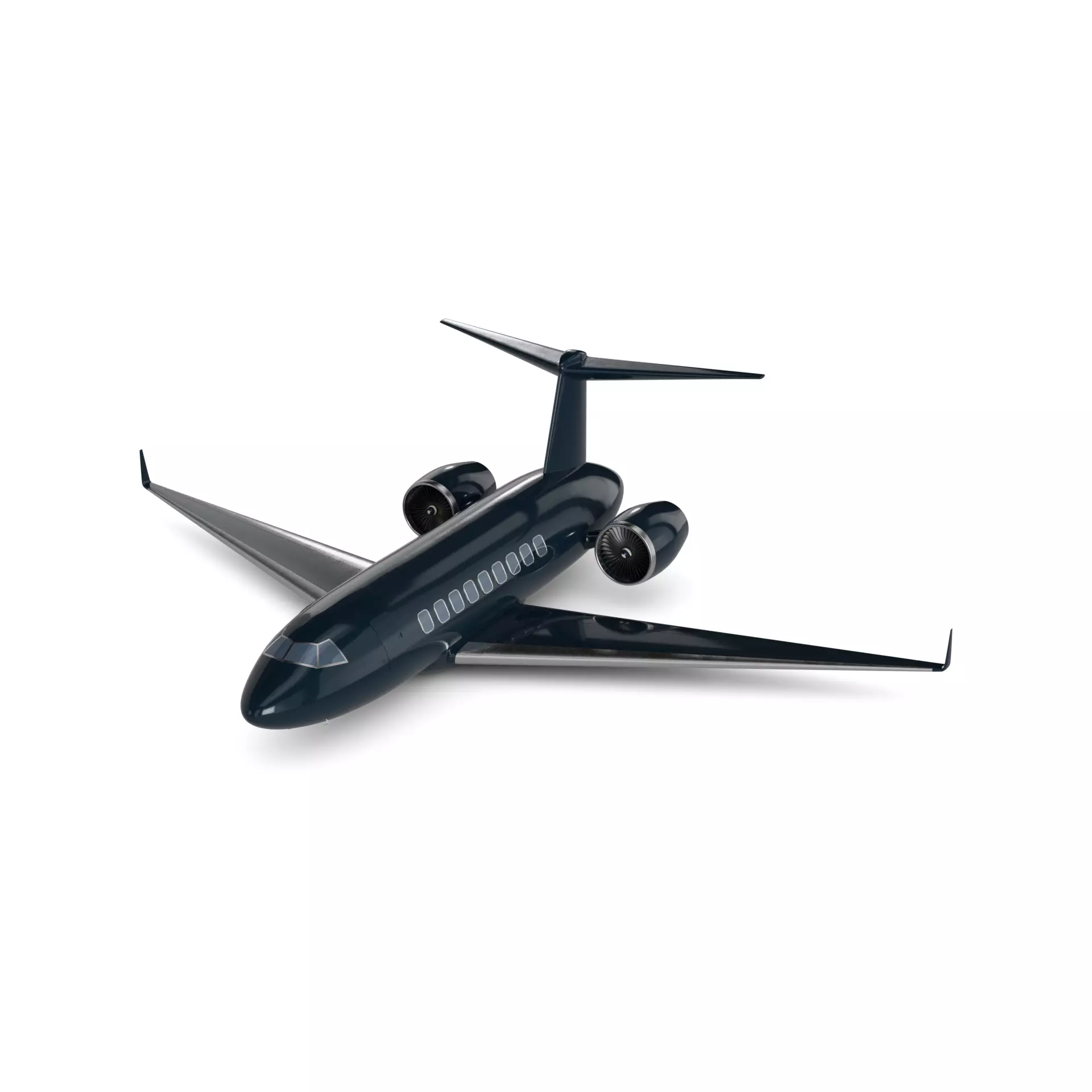 Private Jet 3D model_0