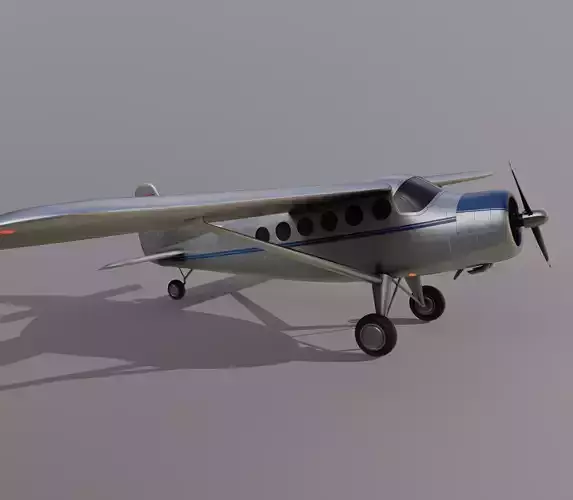 Light Aircraft 3D model