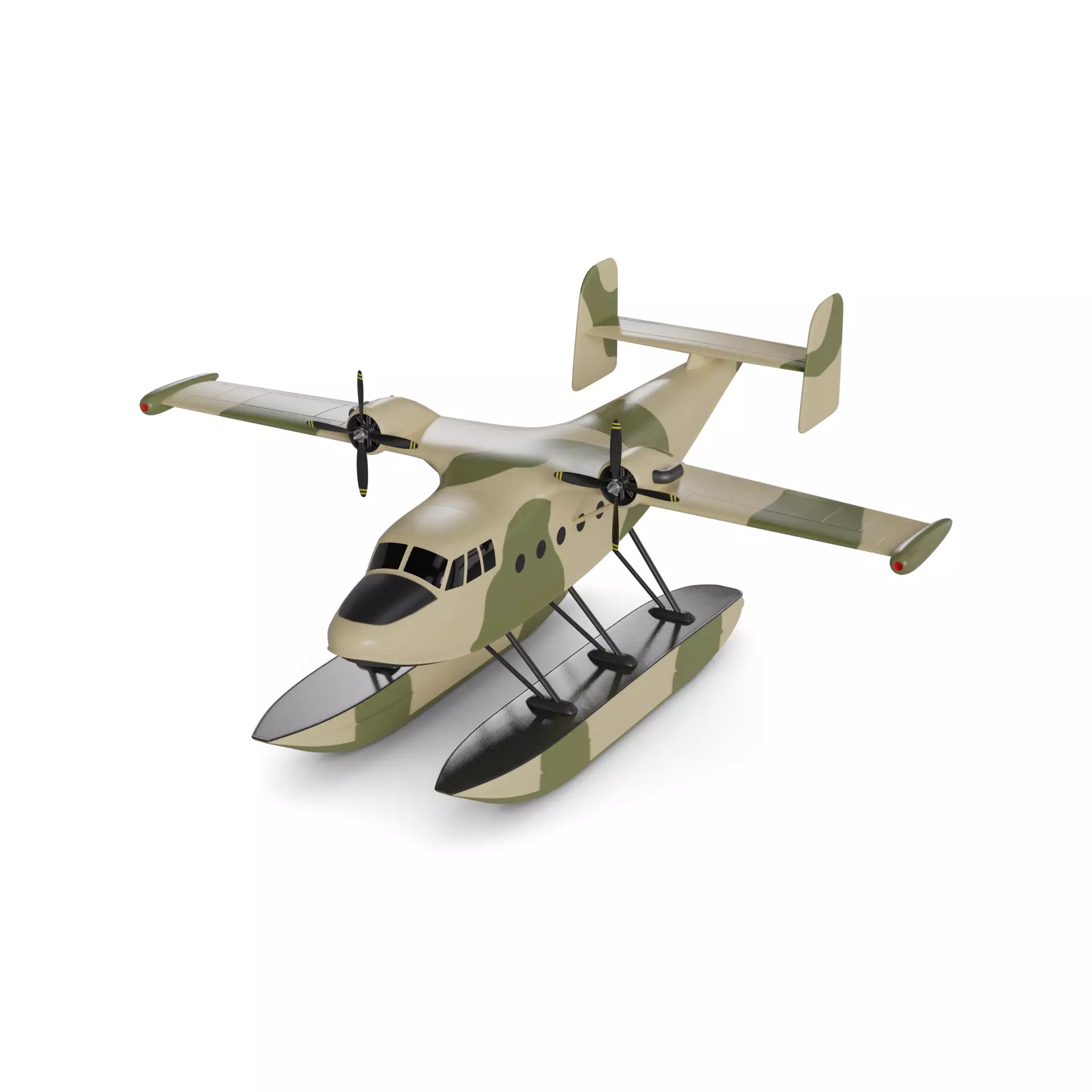 Seaplane 3D model_0