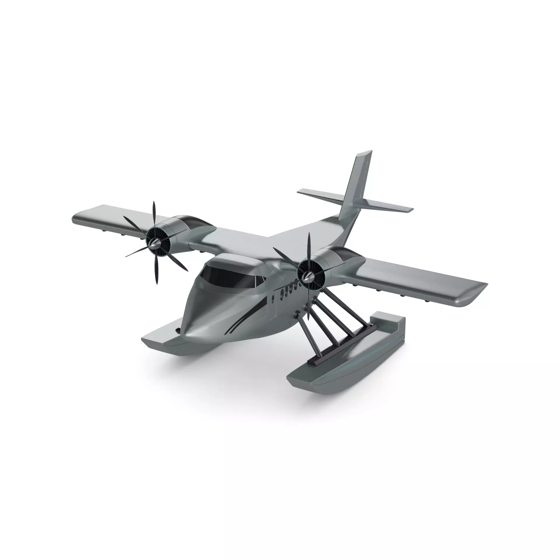 Seaplane 3D model_0