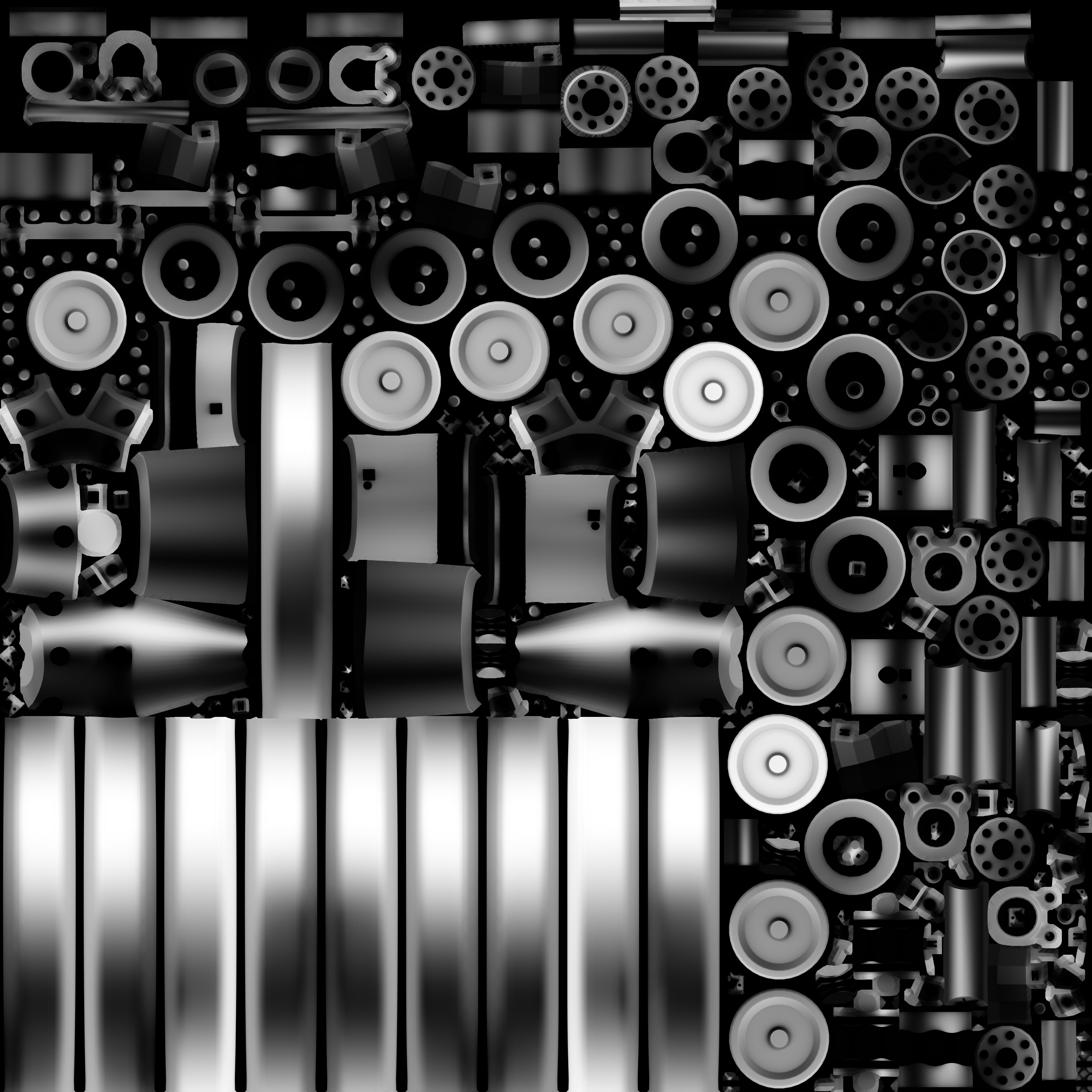 Electric Hybrid Aircraft 3D model_33