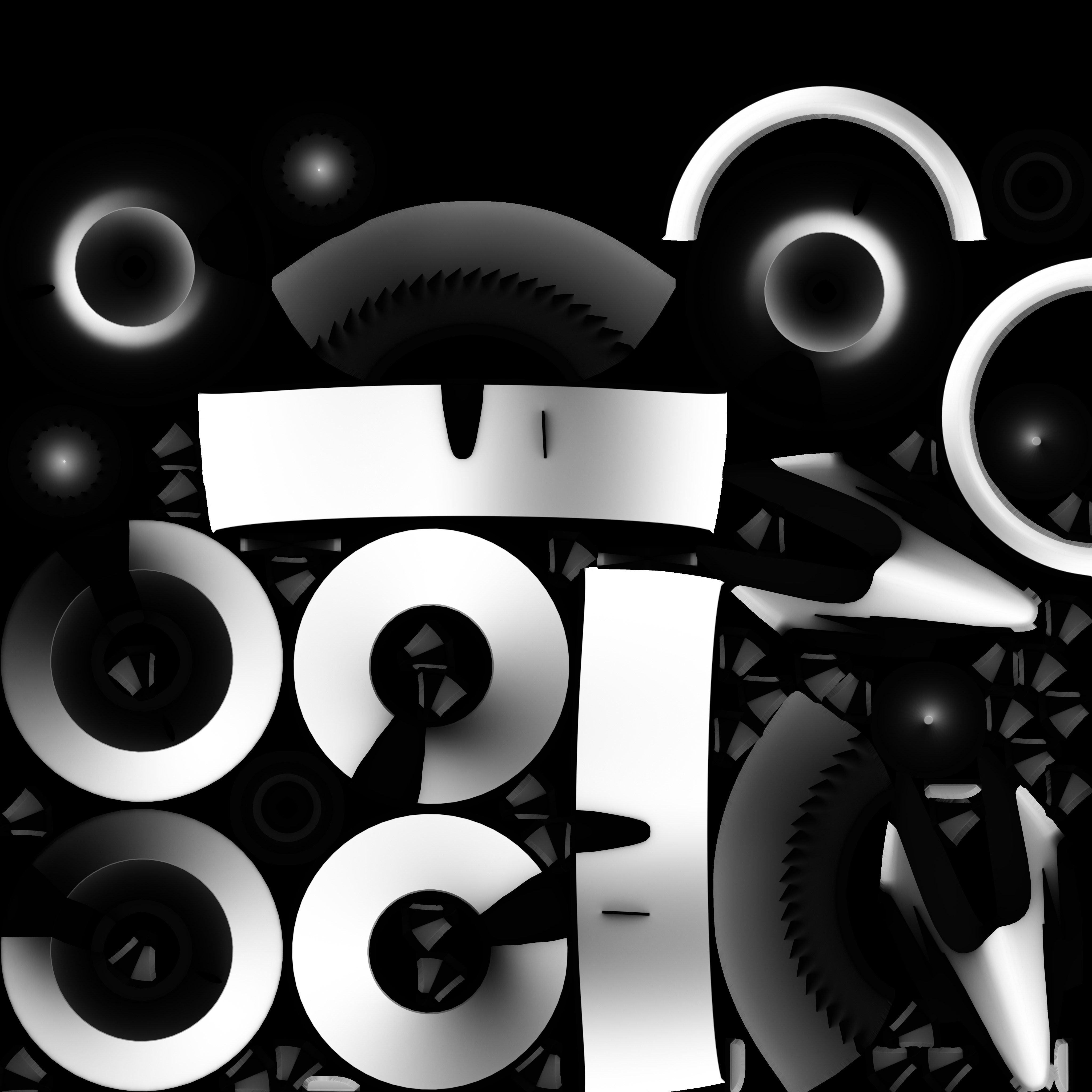 Electric Hybrid Aircraft 3D model_17