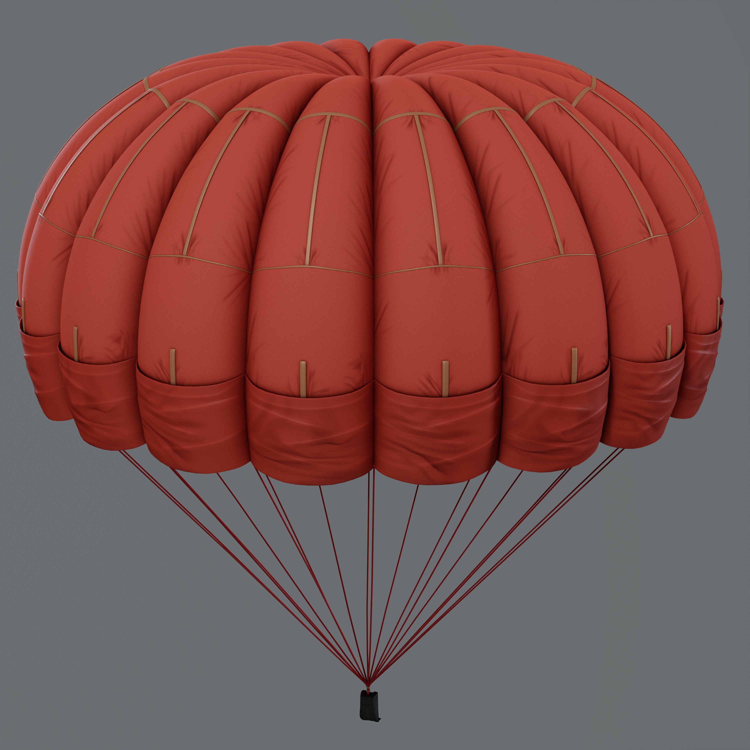 Parachute 3D model_3