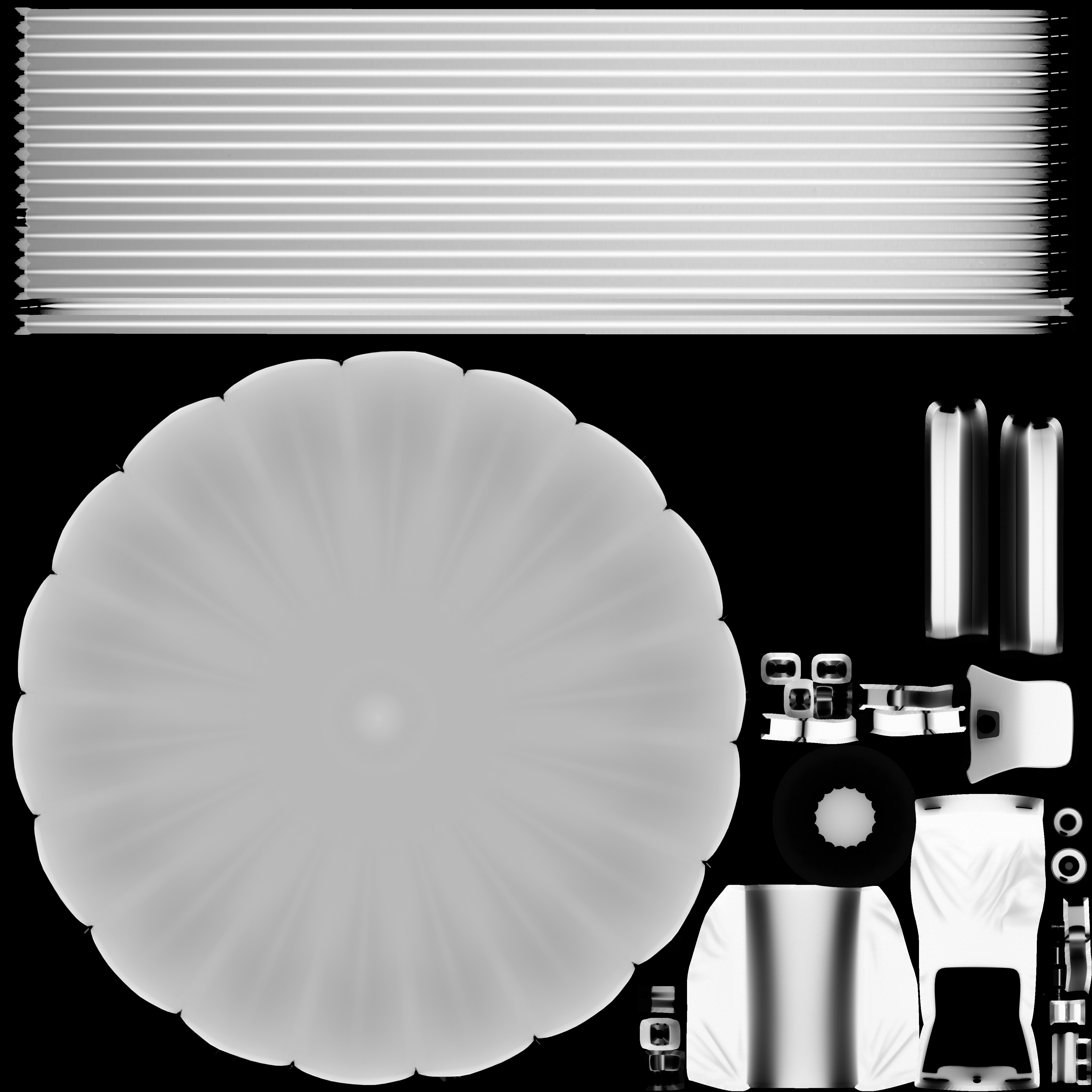 Parachute 3D model_12