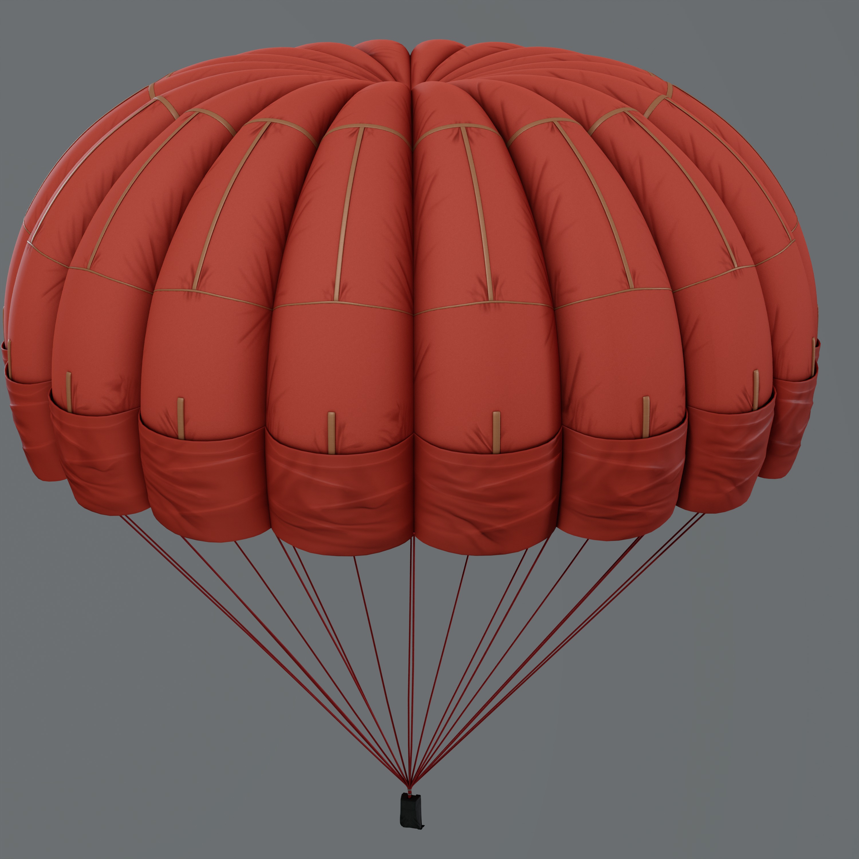 Parachute 3D model_9