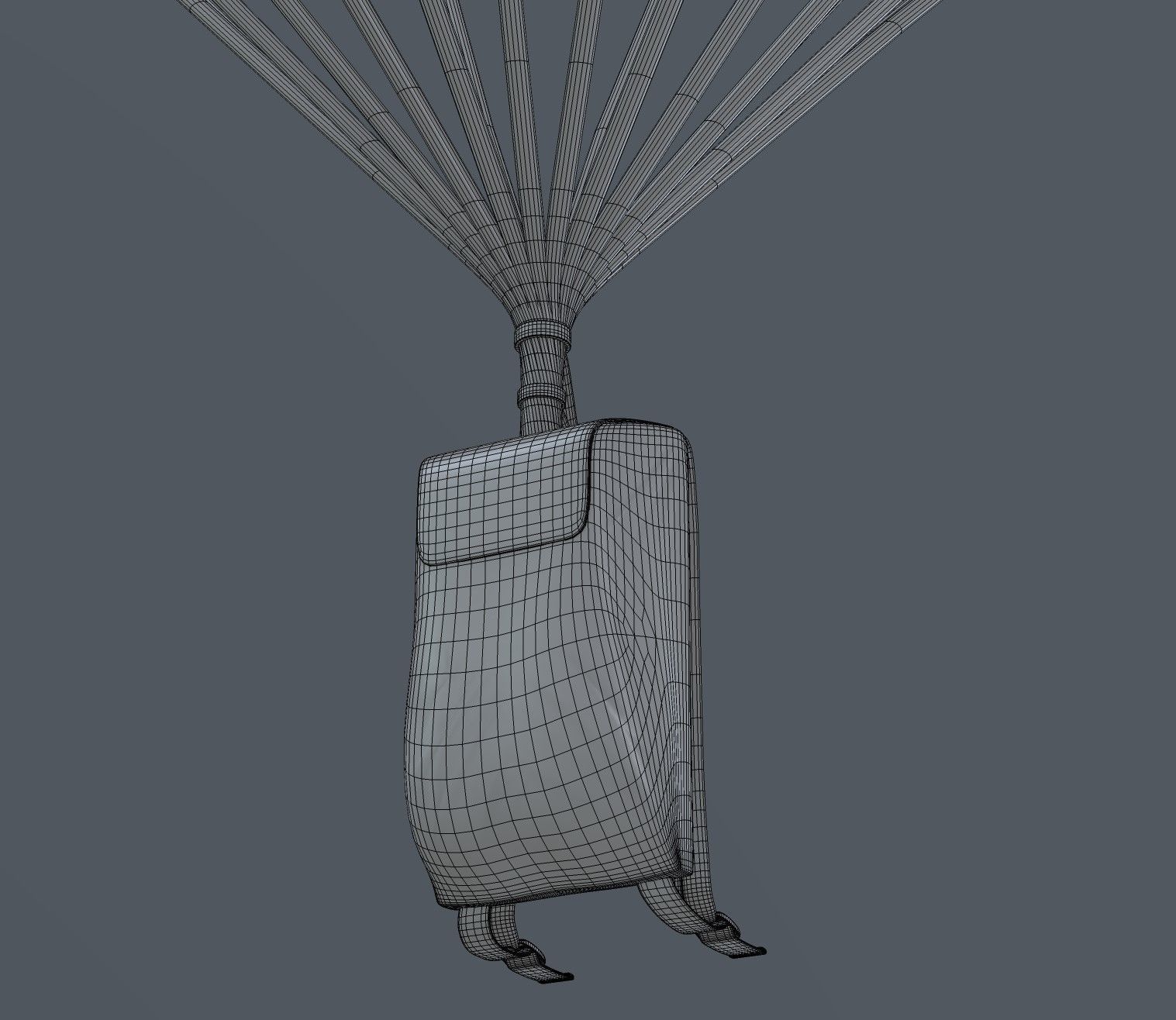 Parachute 3D model_6