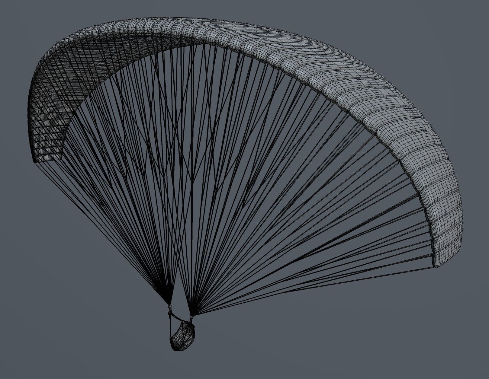 Unpowered Paraglider 3D model_4