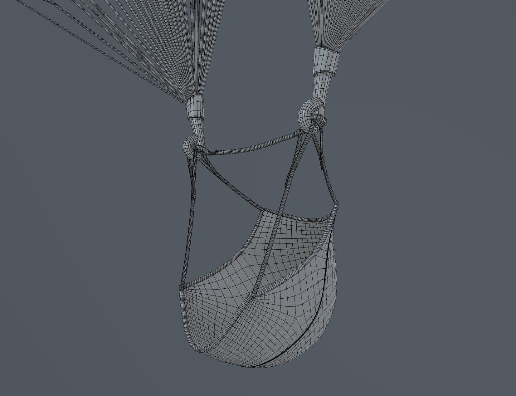Unpowered Paraglider 3D model_2