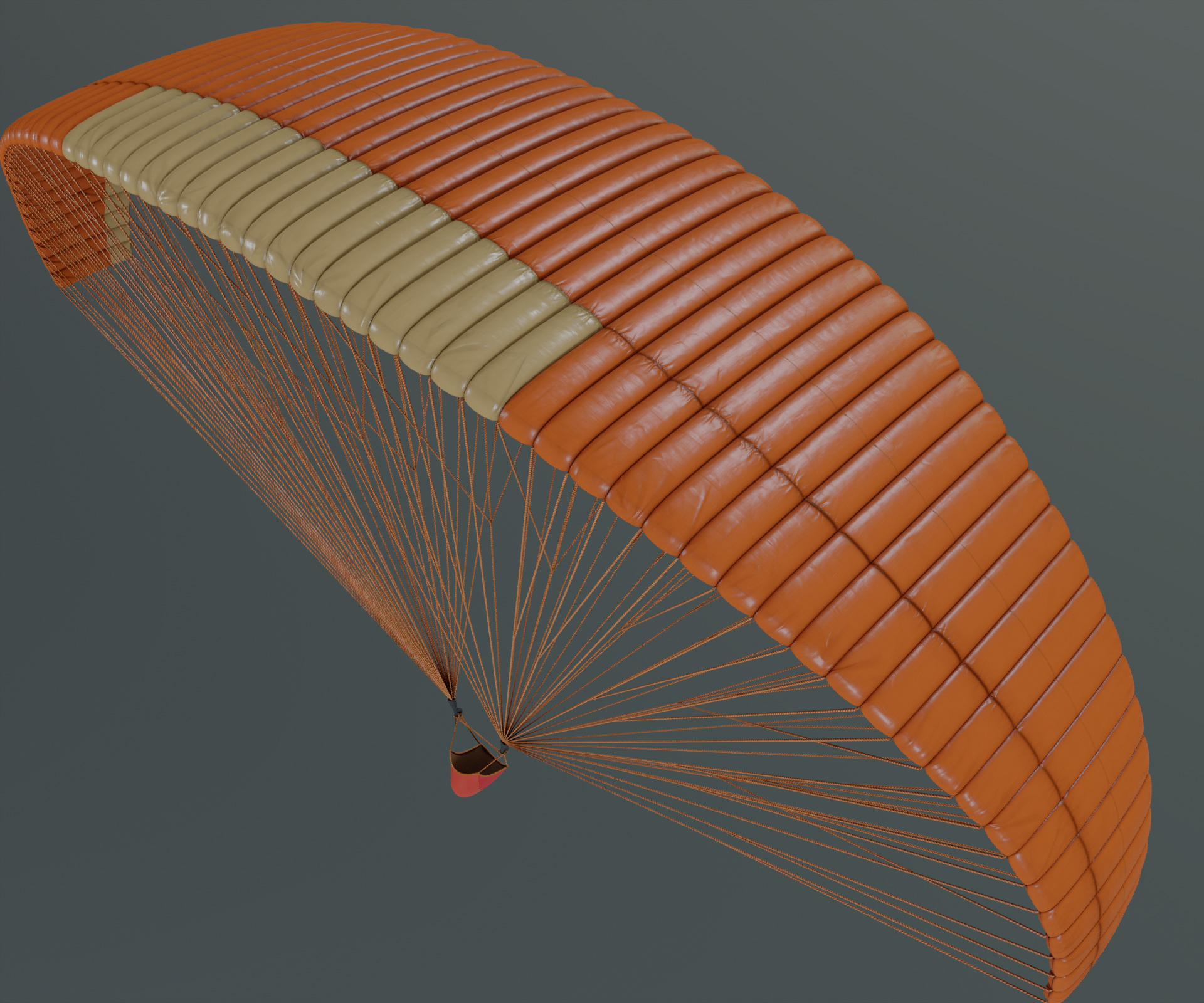 Unpowered Paraglider 3D model_7