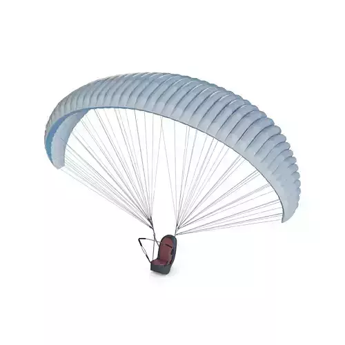 Unpowered Paraglider 3D model