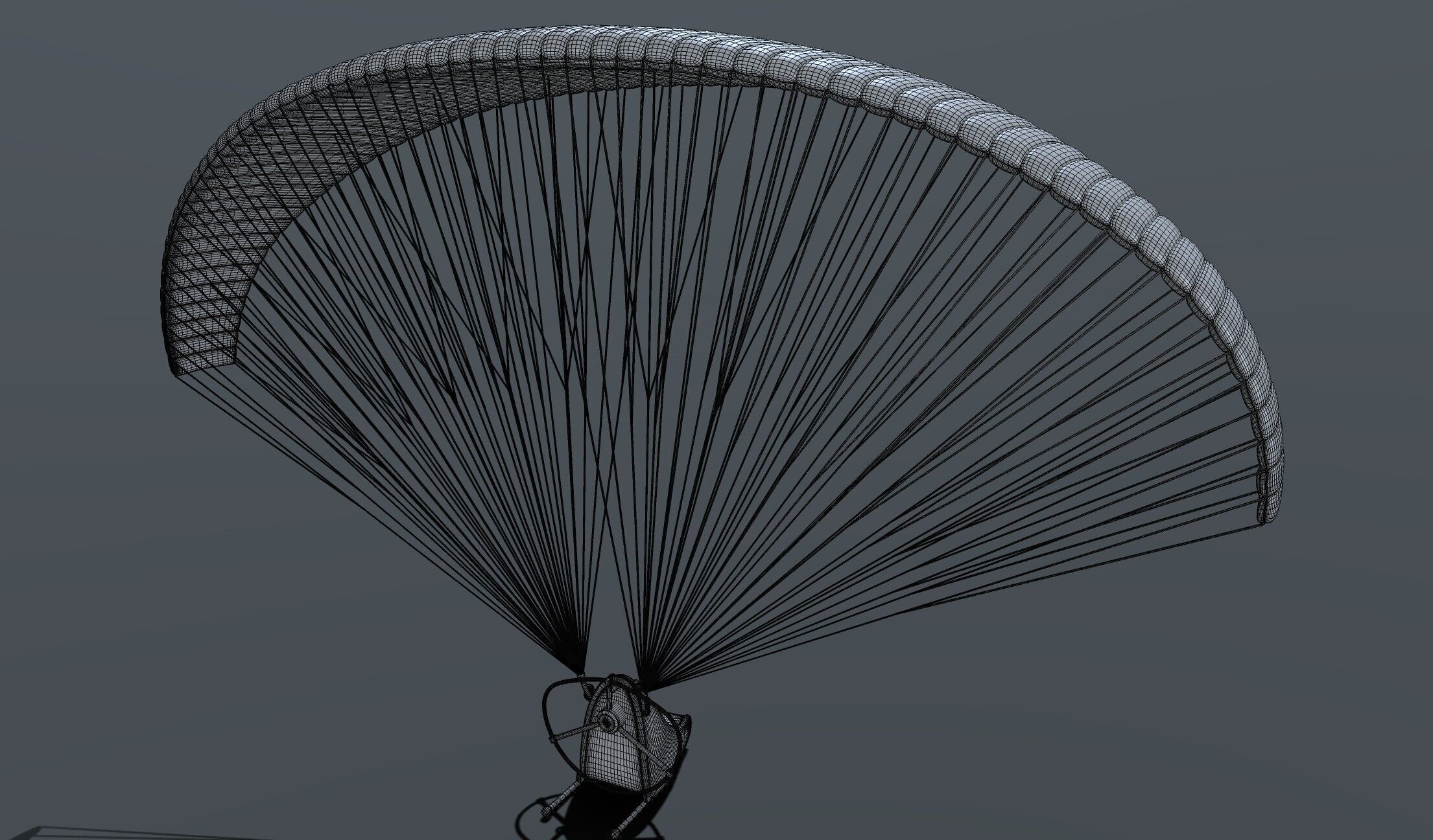 Unpowered Paraglider 3D model_5