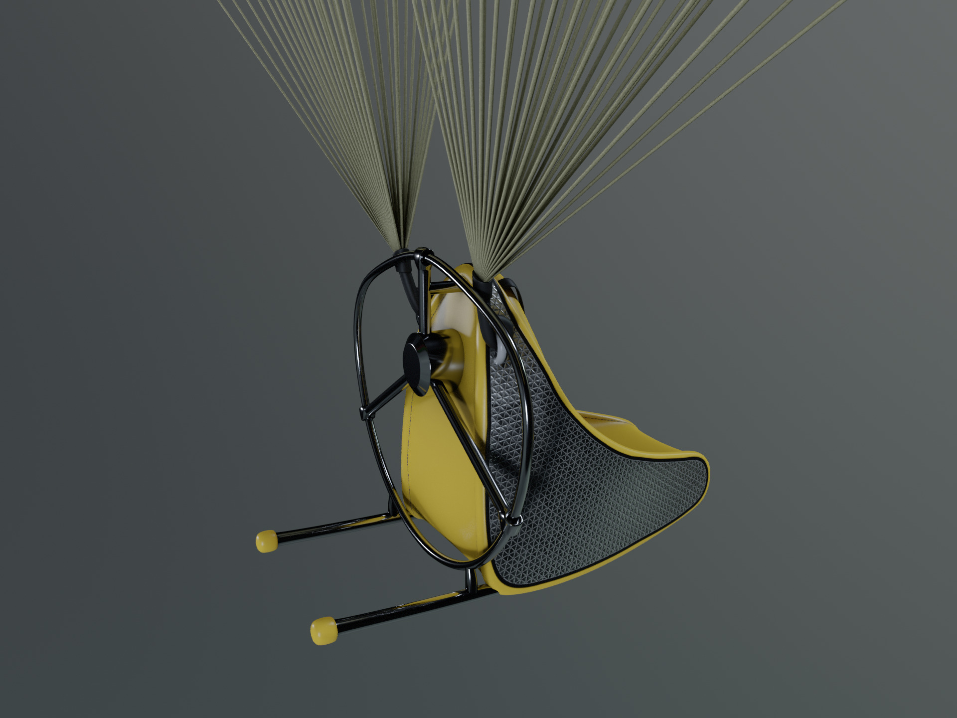 Unpowered Paraglider 3D model_8