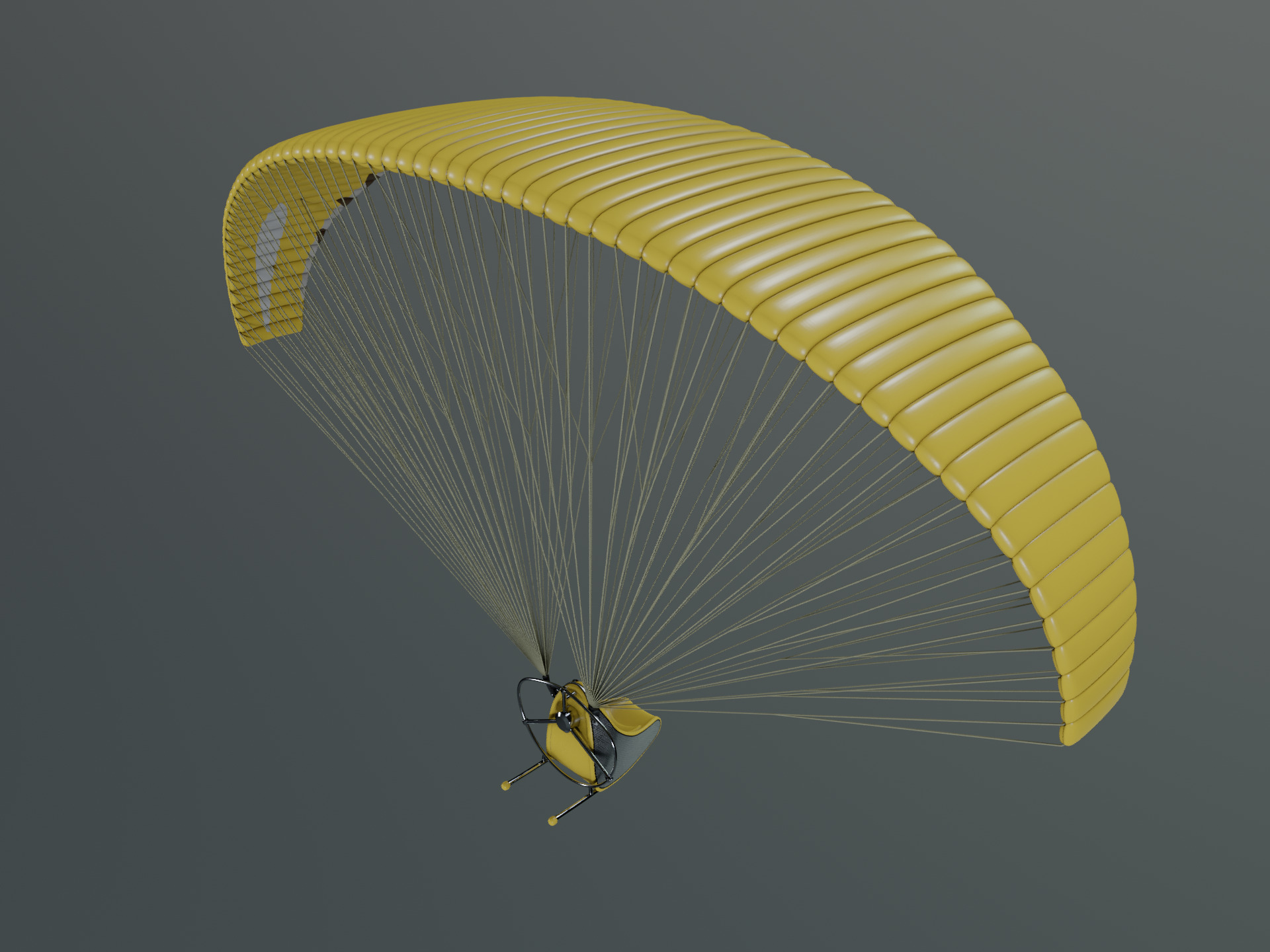 Unpowered Paraglider 3D model_9