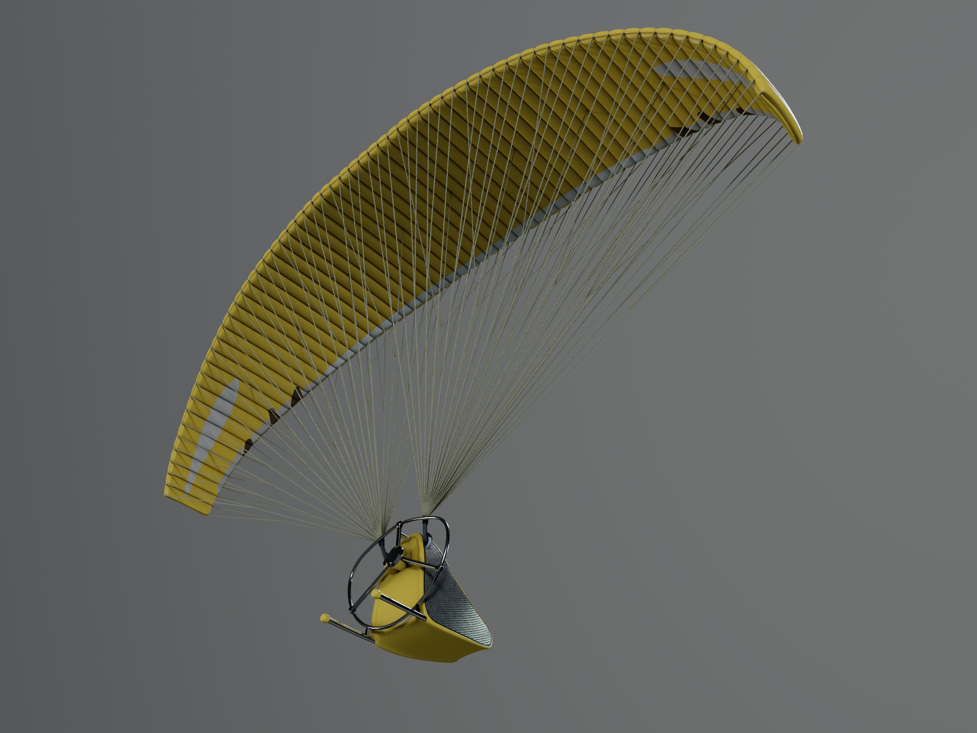 Unpowered Paraglider 3D model_10