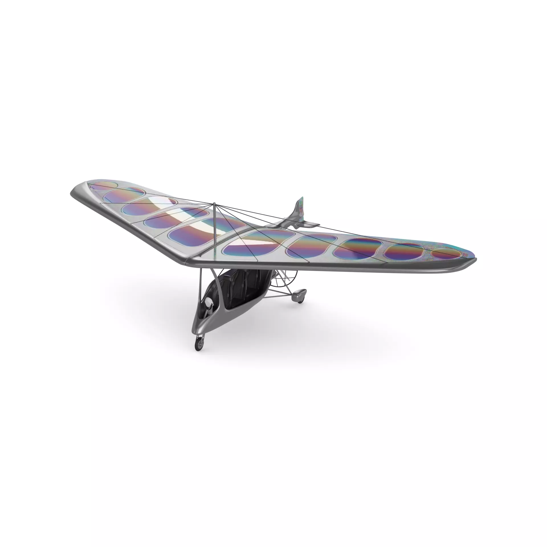 Hang Glider 3D model_0