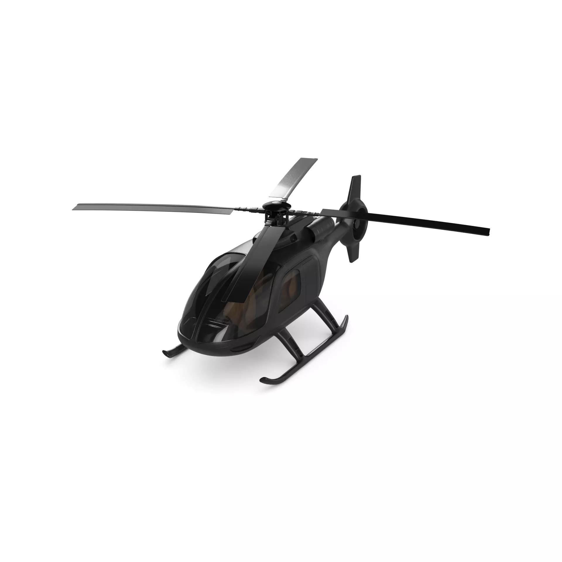 Light Helicopter 3D model_0
