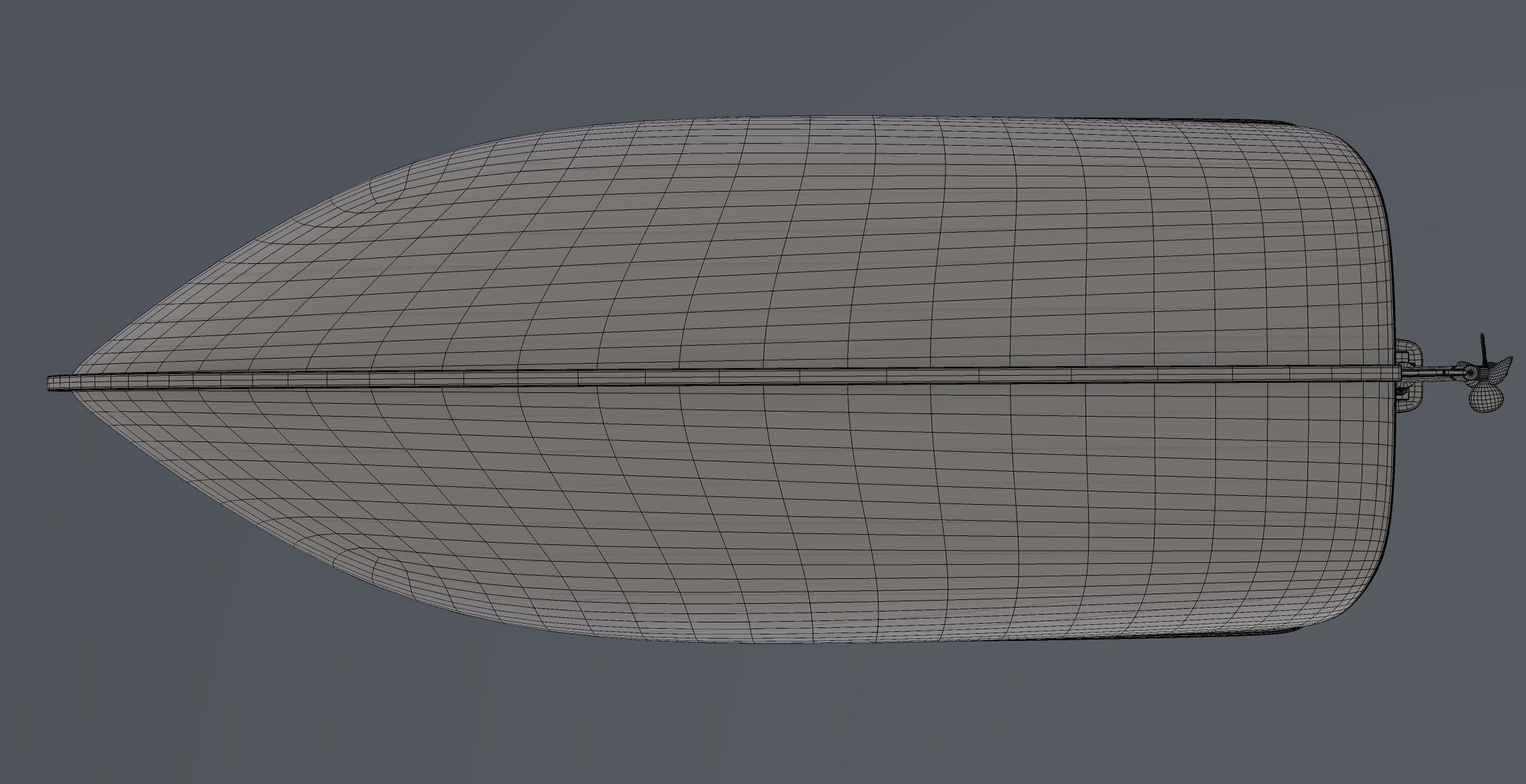 Motorboat 3D model_8