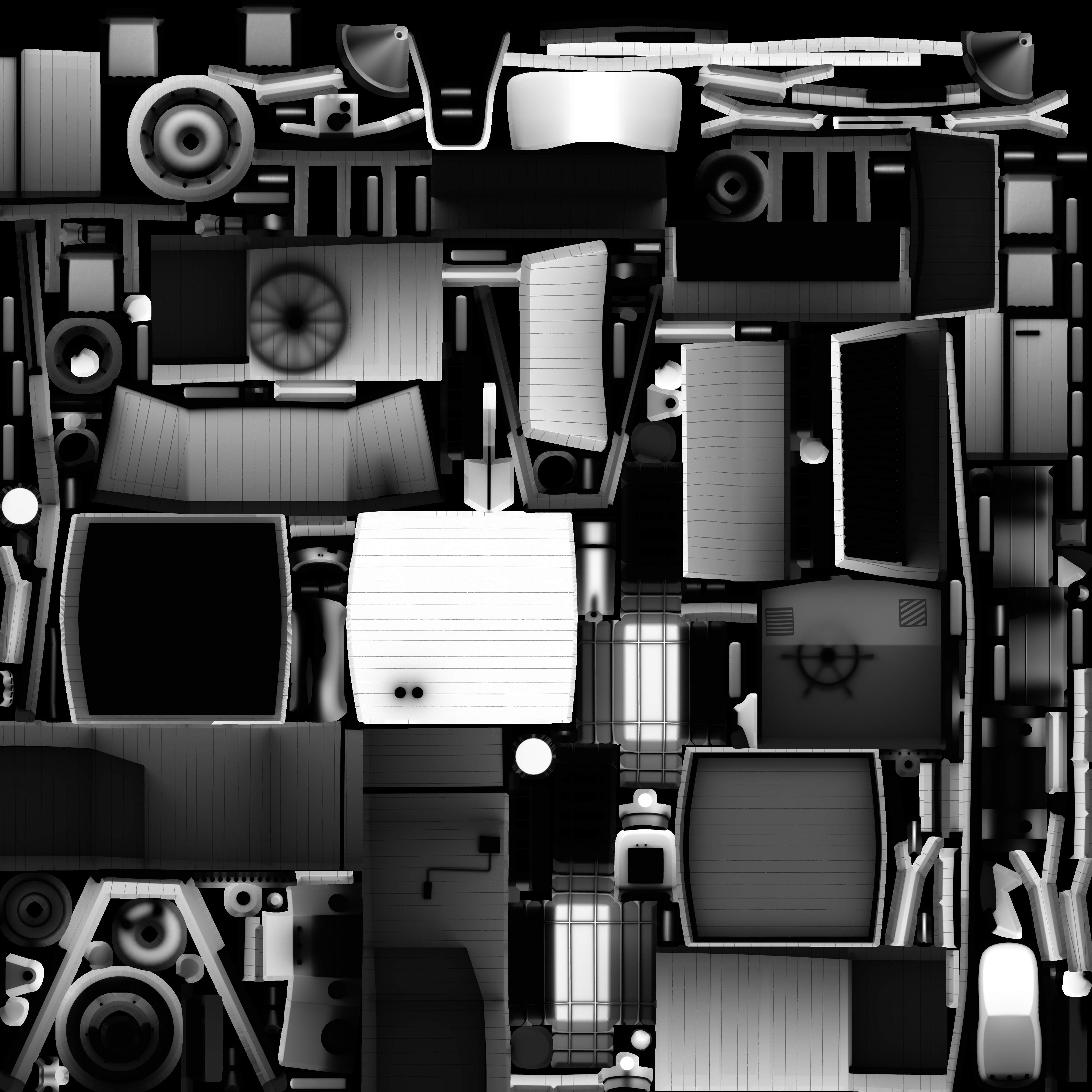 Motorboat 3D model_27