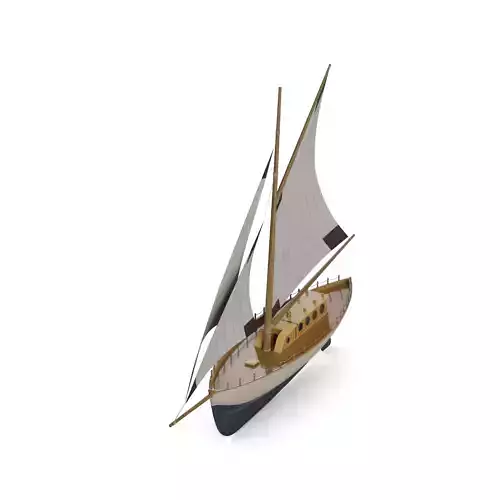 Sailboat 3D model