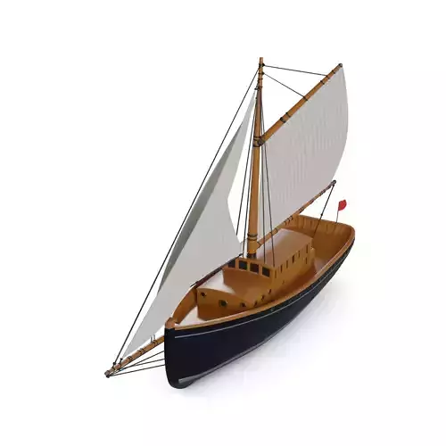 Sailboat 3D model