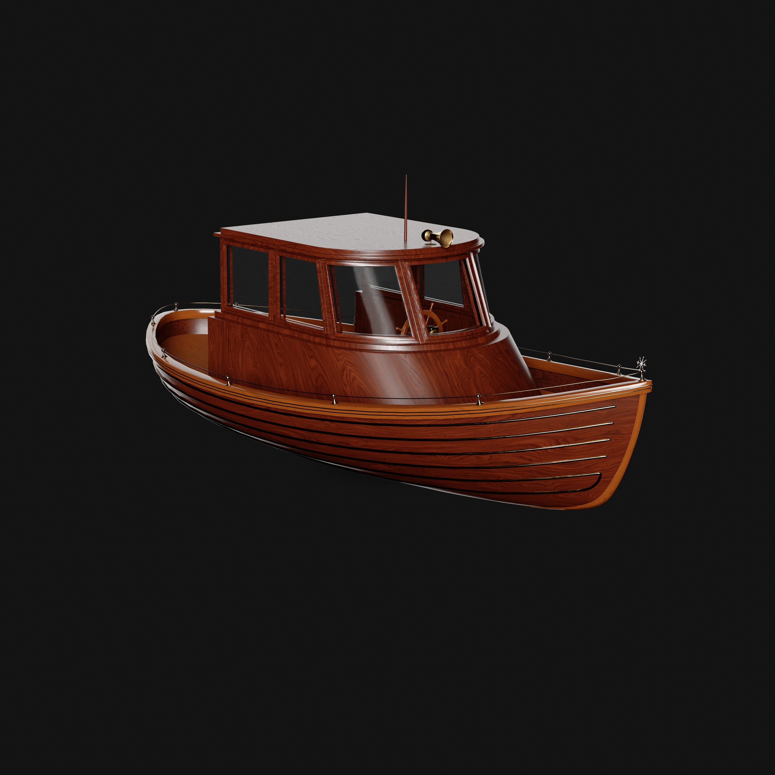 Sailboat 3D model_2