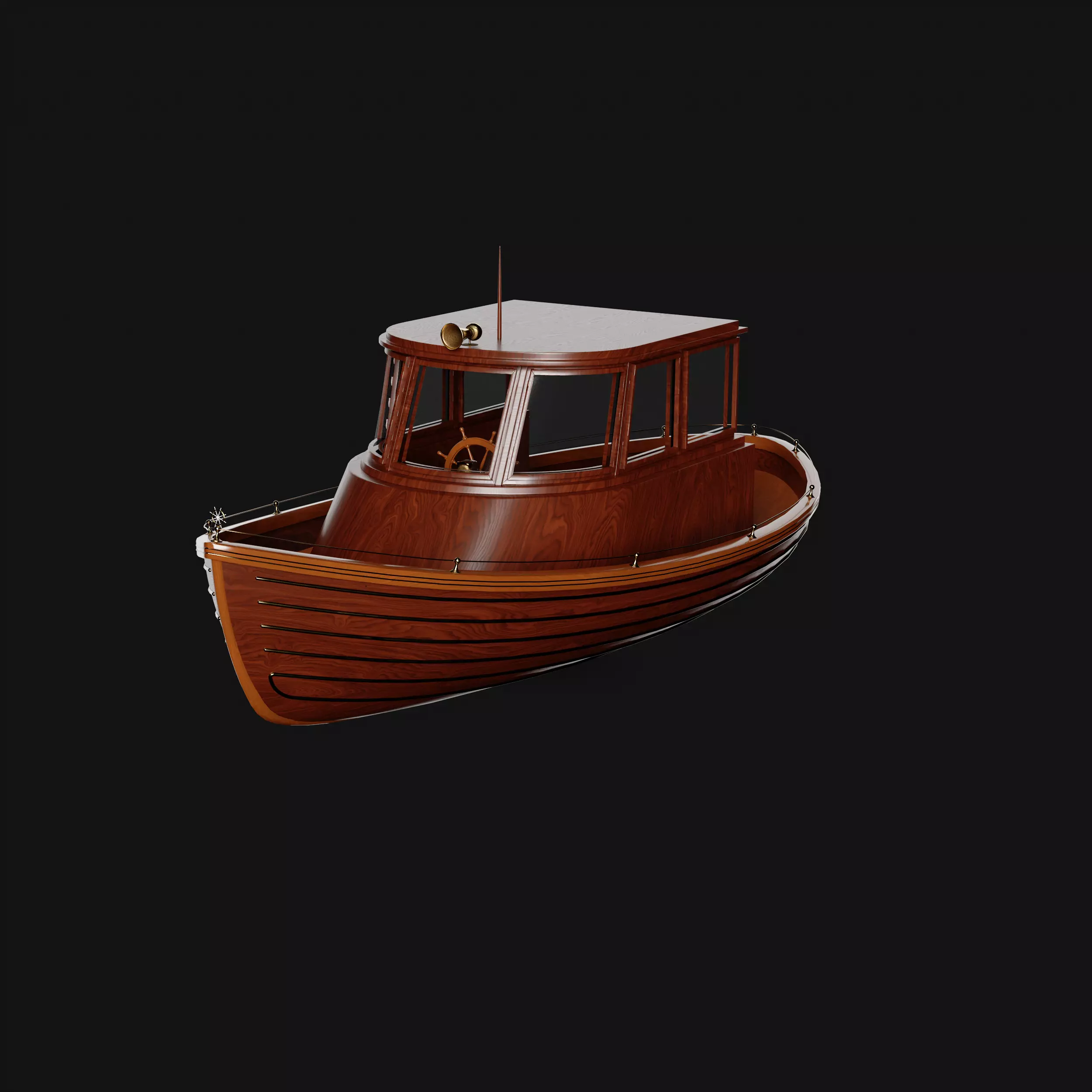 Sailboat 3D model_0