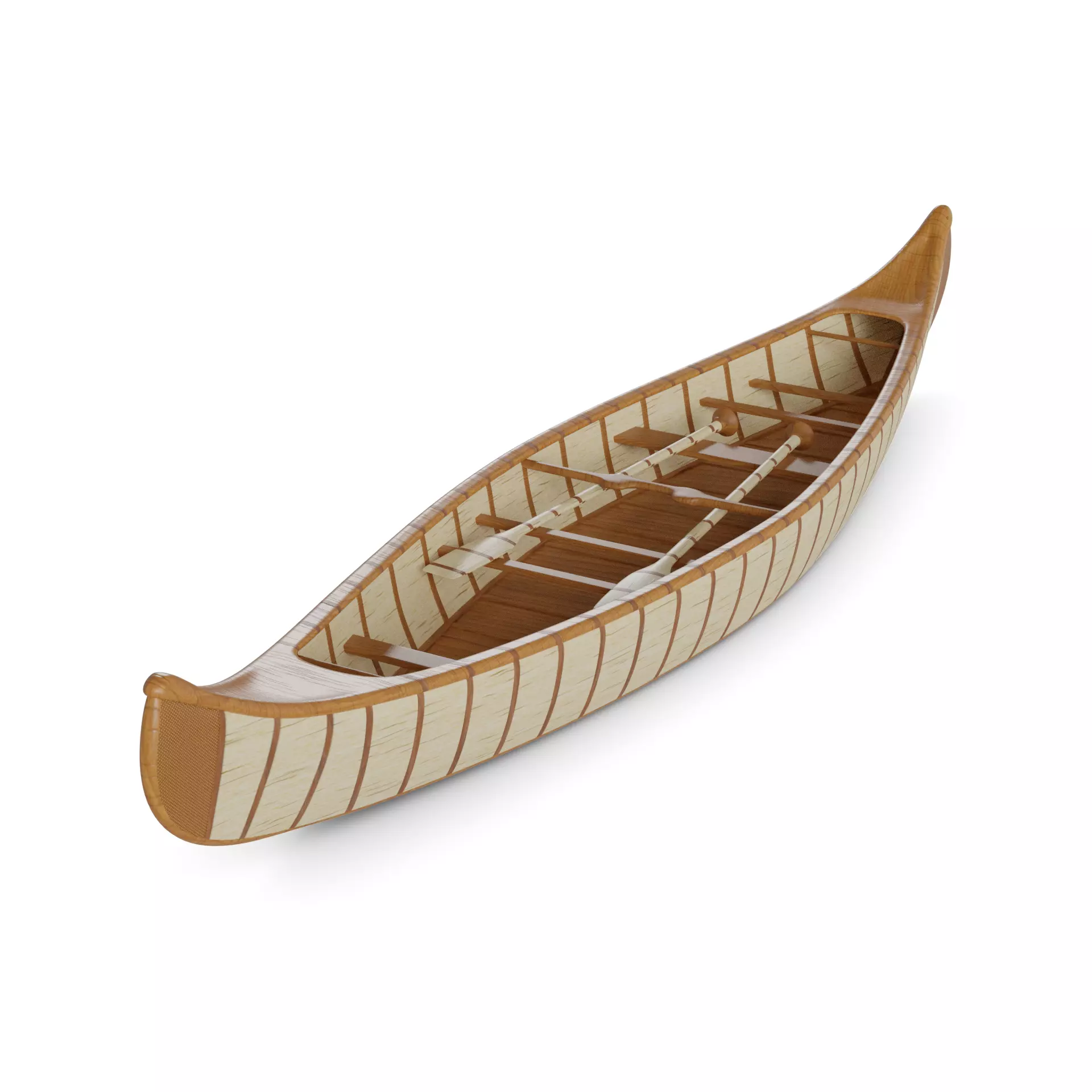 Canoe 3D model_0