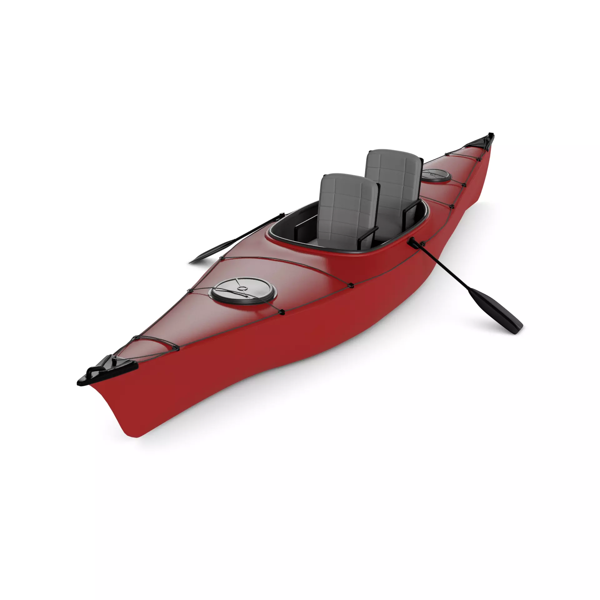 Canoe 3D model_0