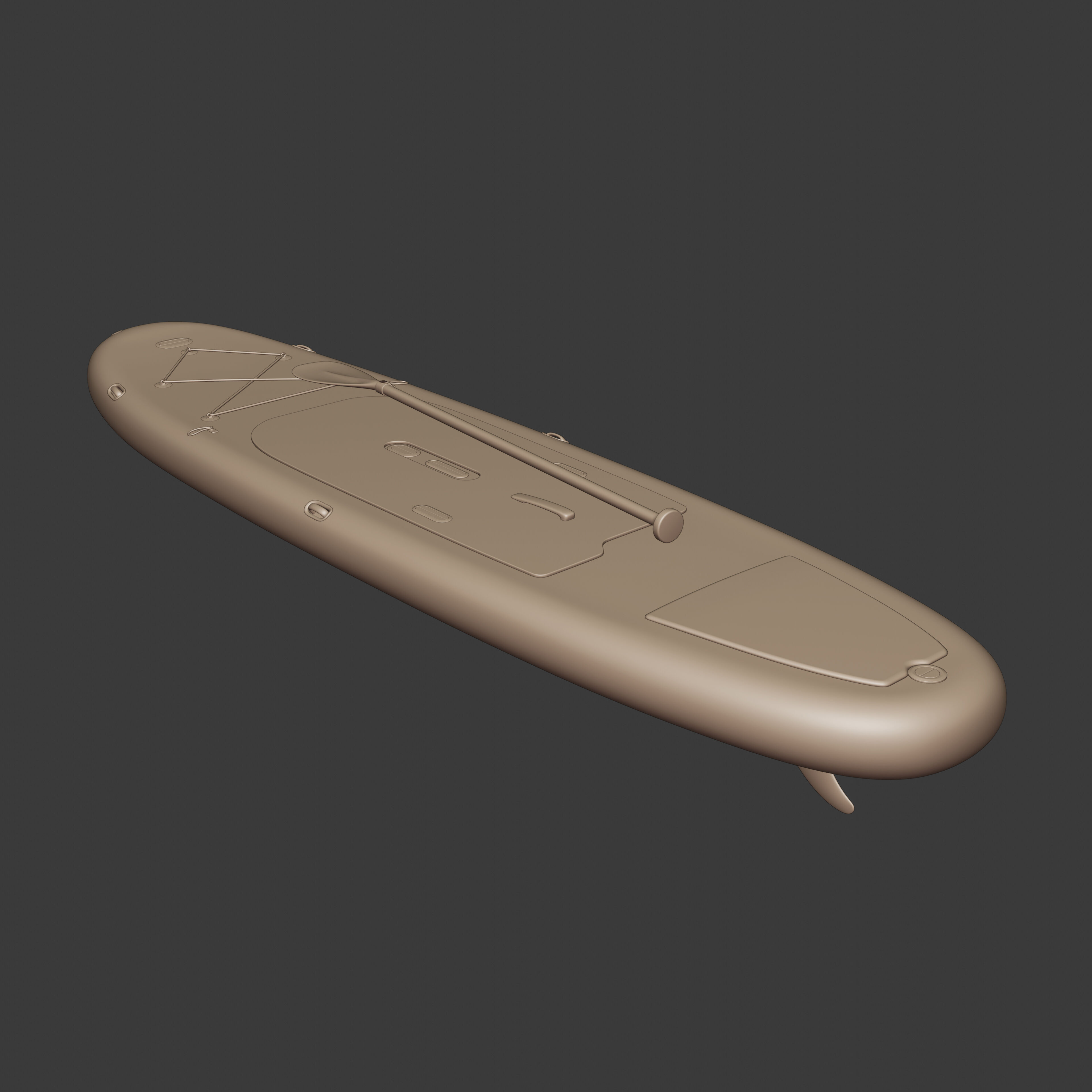 Paddleboard 3D model_8