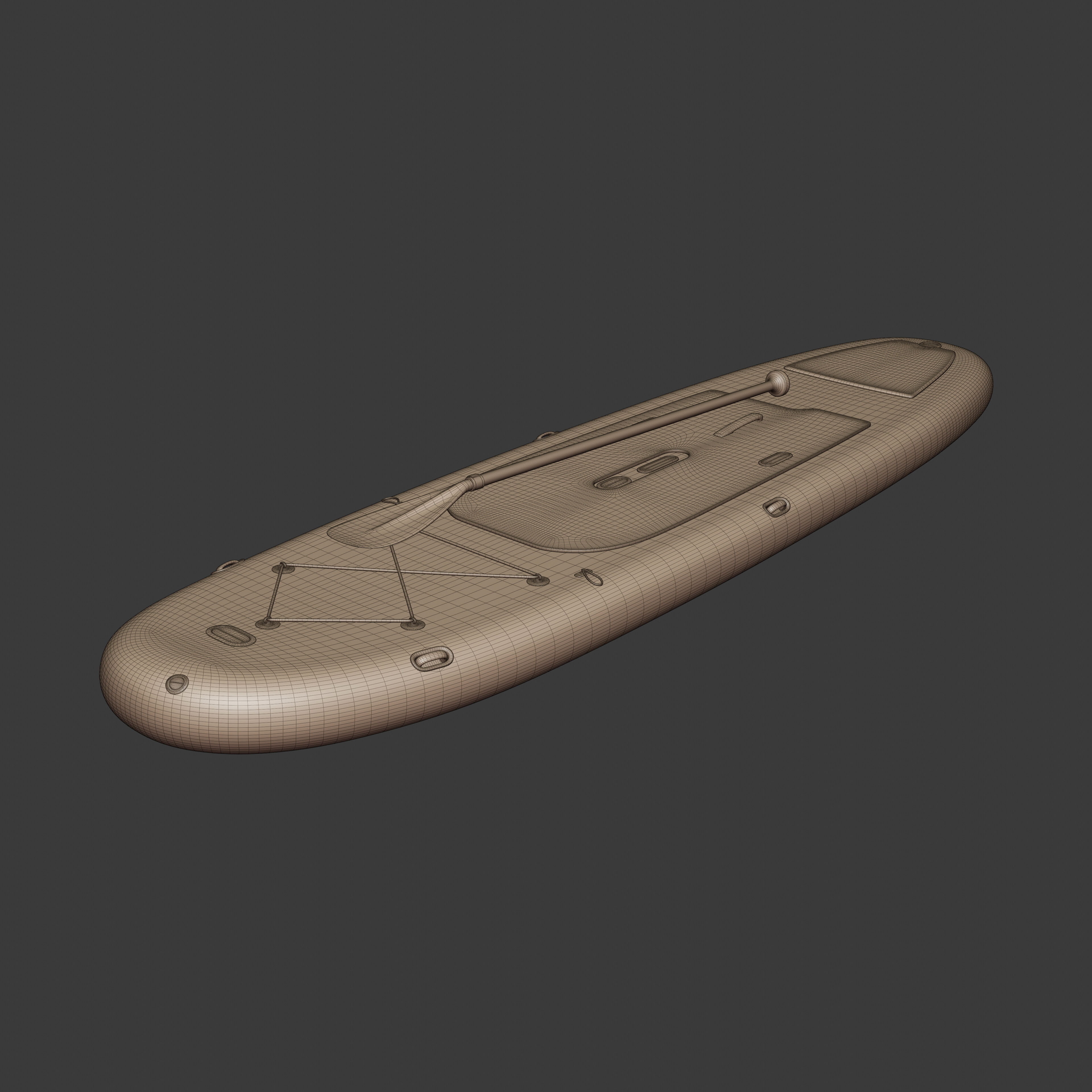 Paddleboard 3D model_9