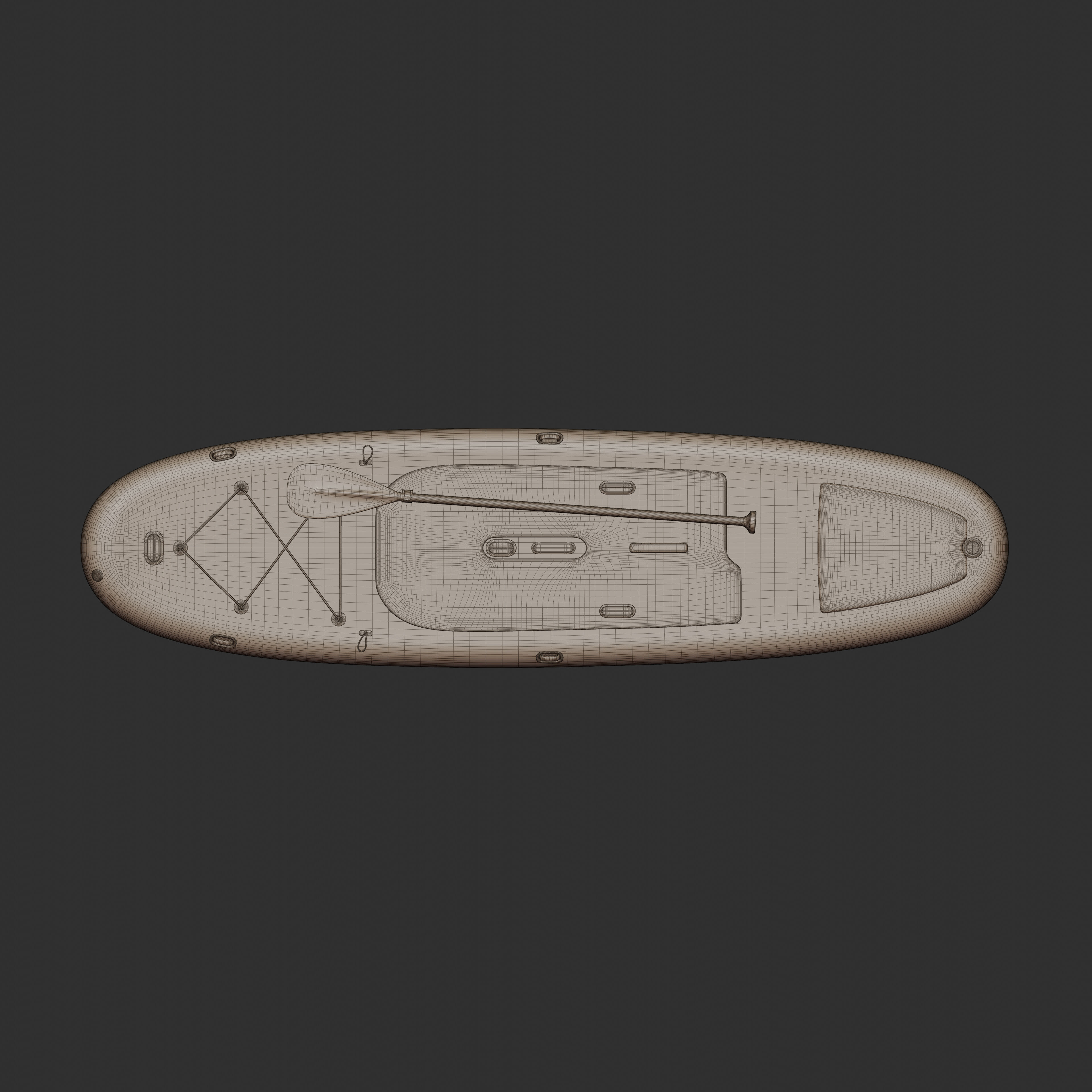 Paddleboard 3D model_10