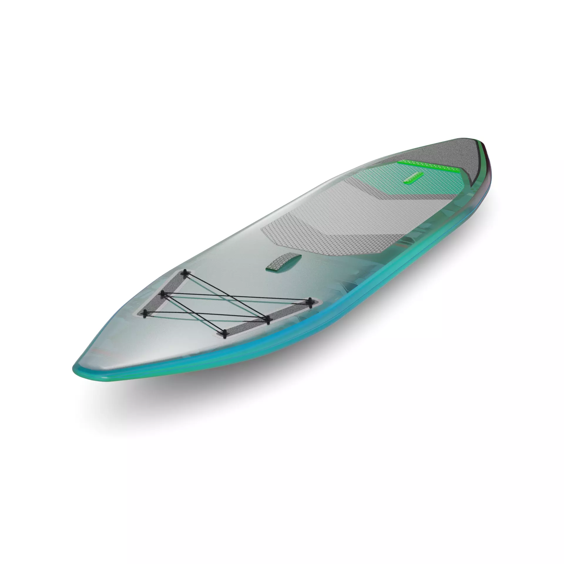 Paddleboard Low-poly 3D model_0