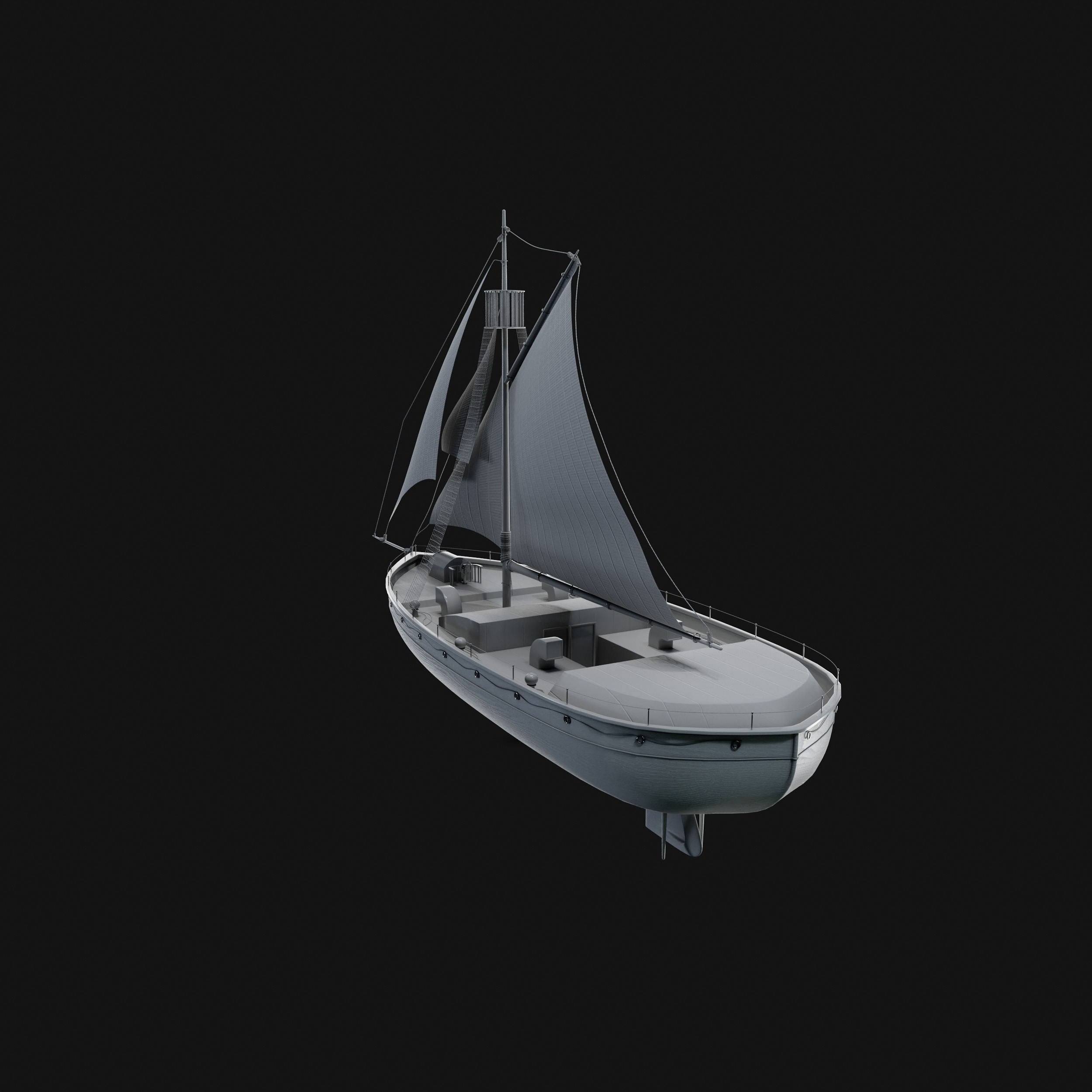 Dinghy 3D model_37