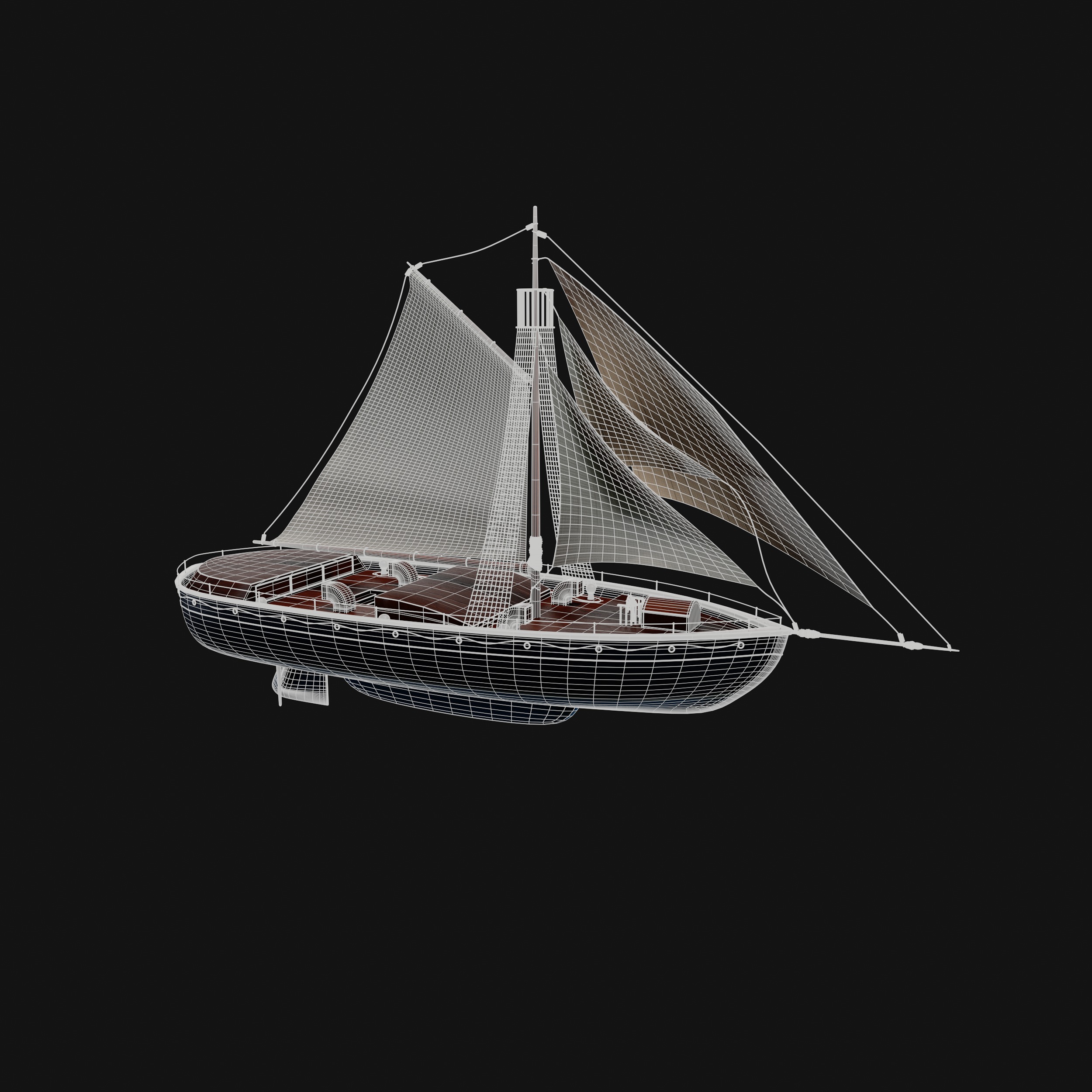 Dinghy 3D model_13