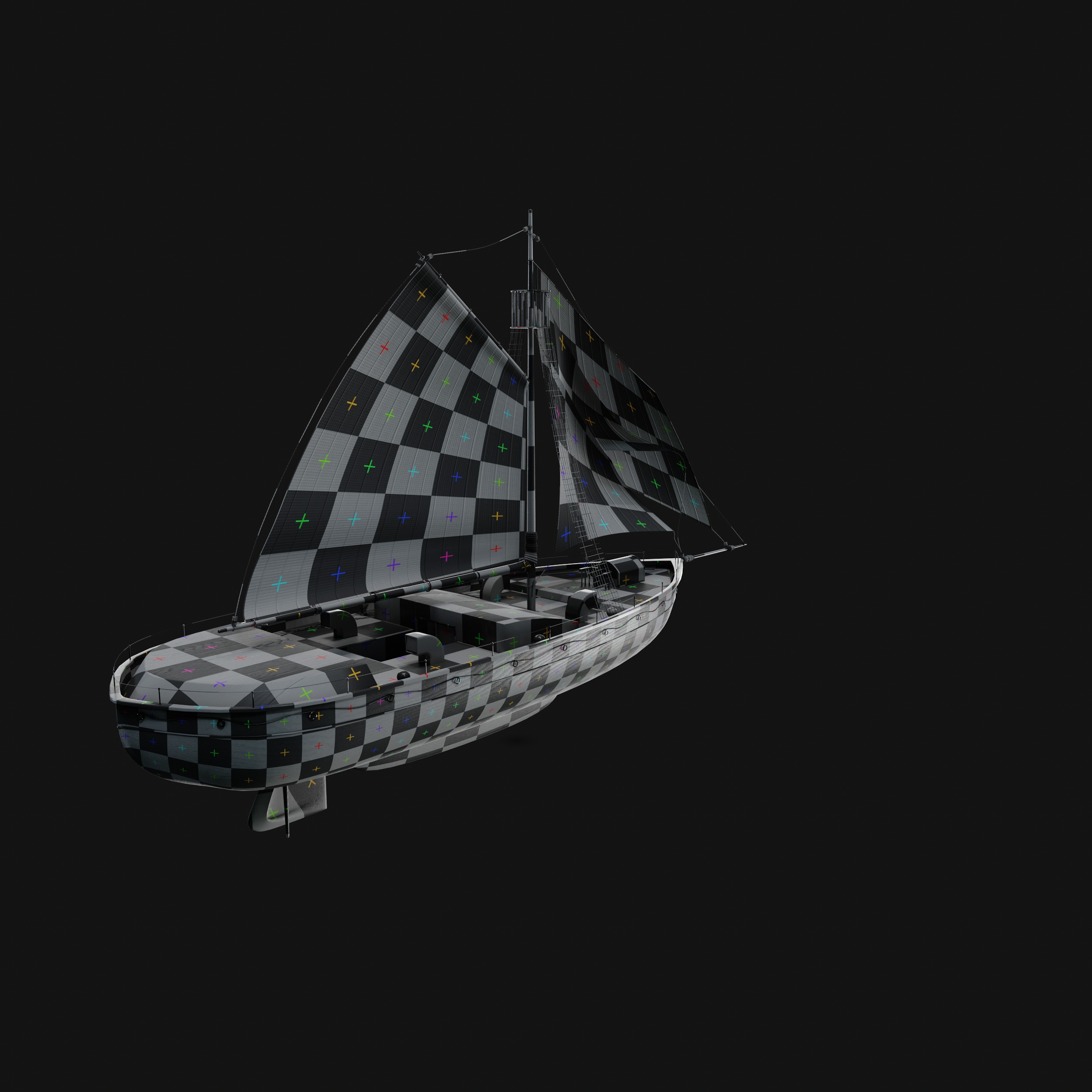 Dinghy 3D model_25