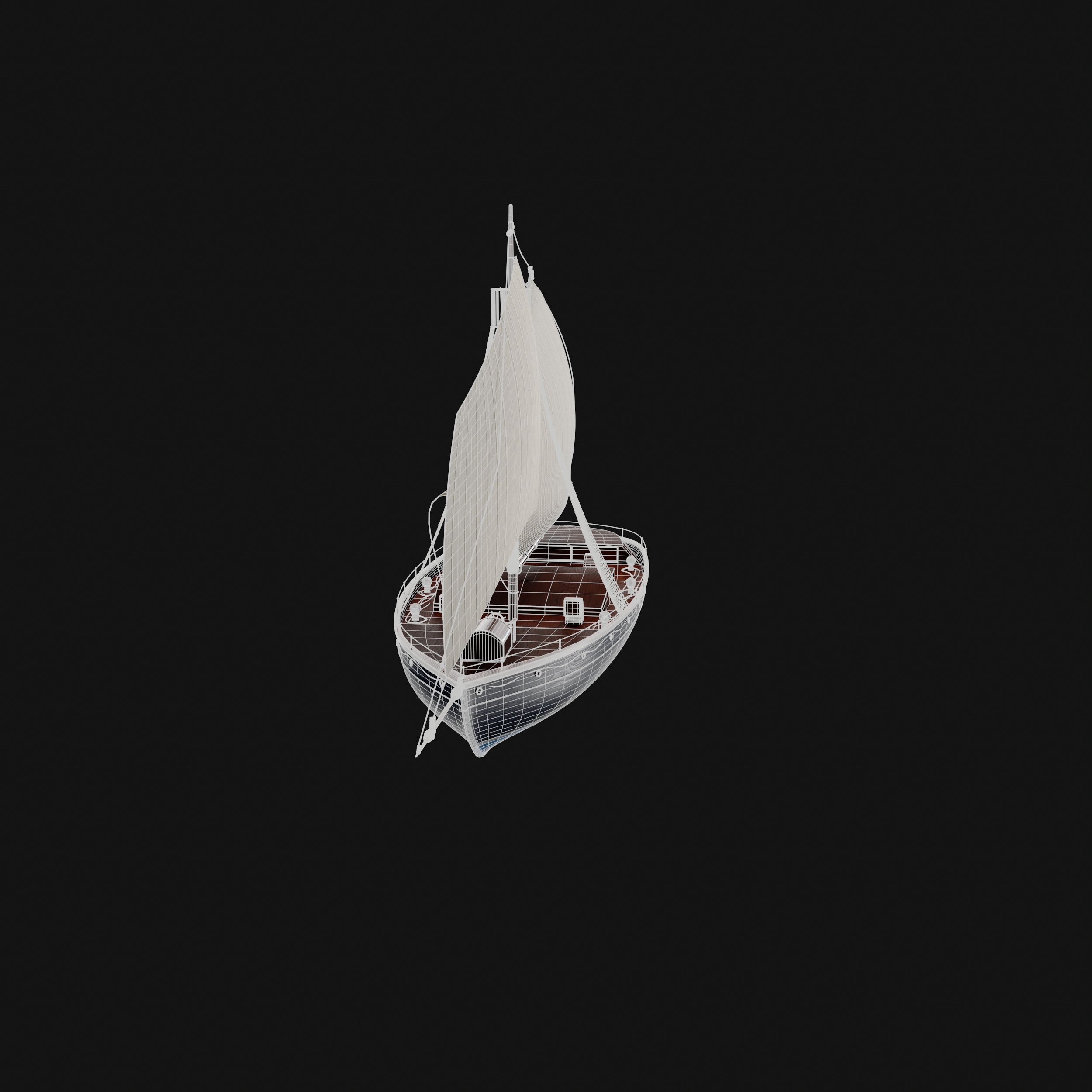 Dinghy 3D model_11