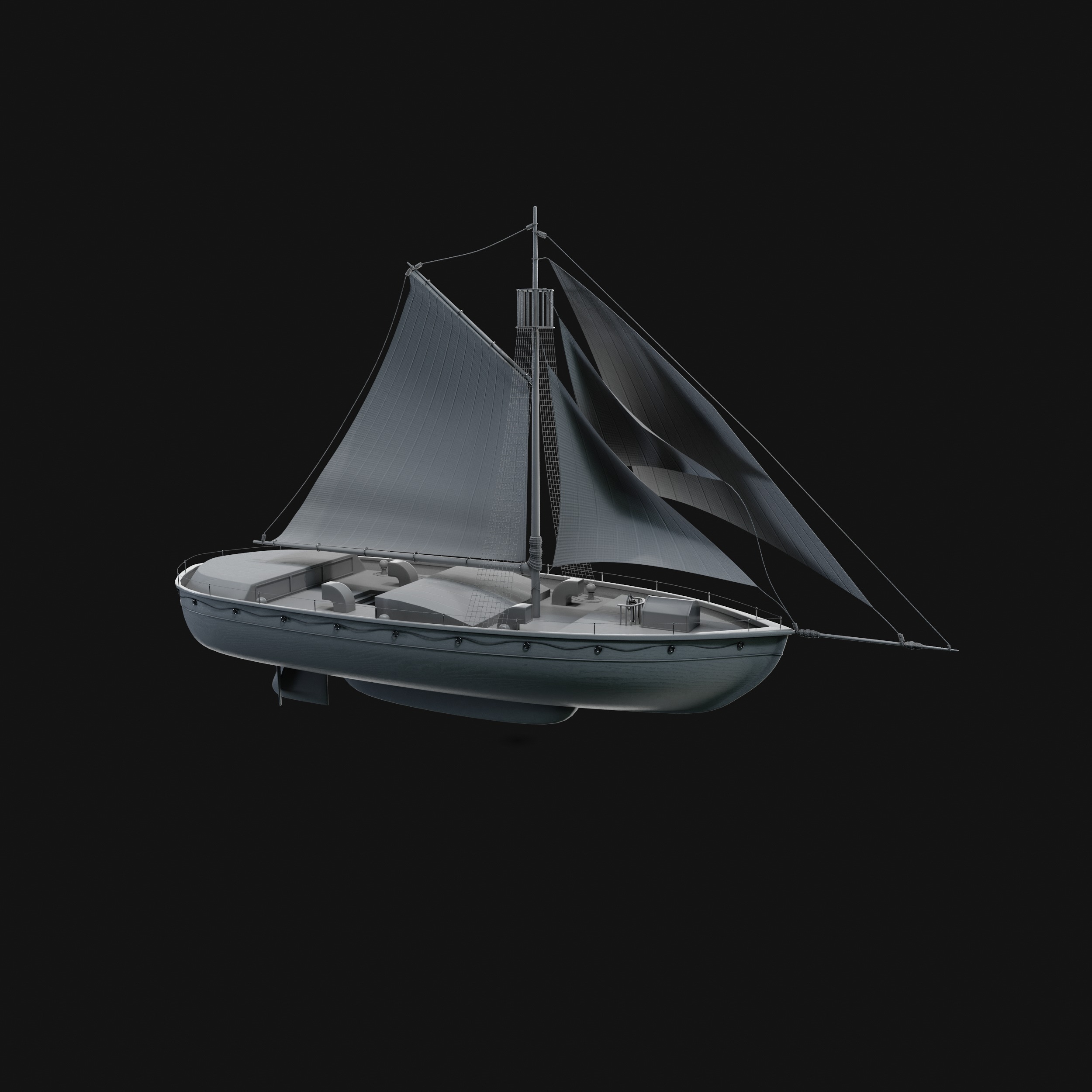 Dinghy 3D model_33