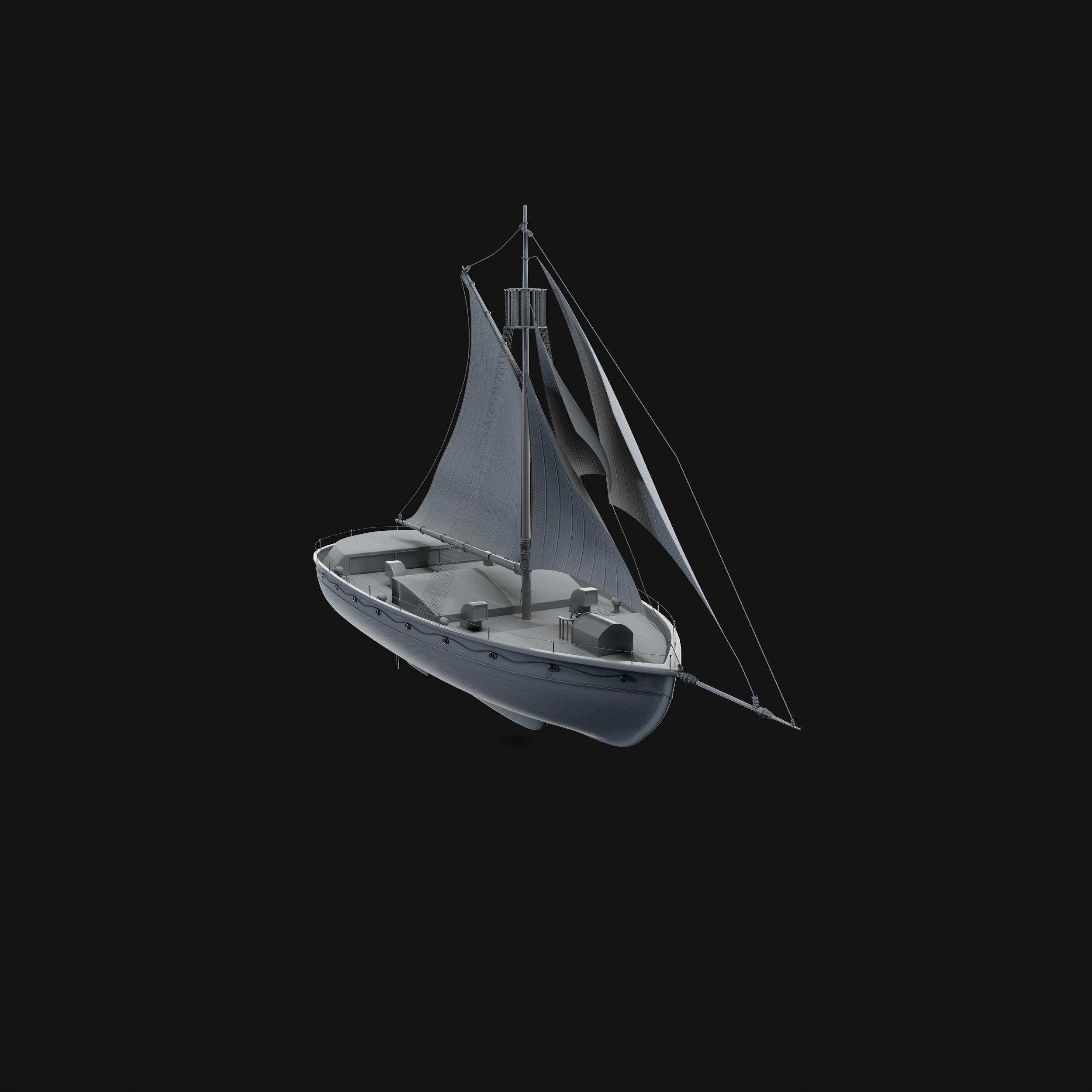 Dinghy 3D model_32