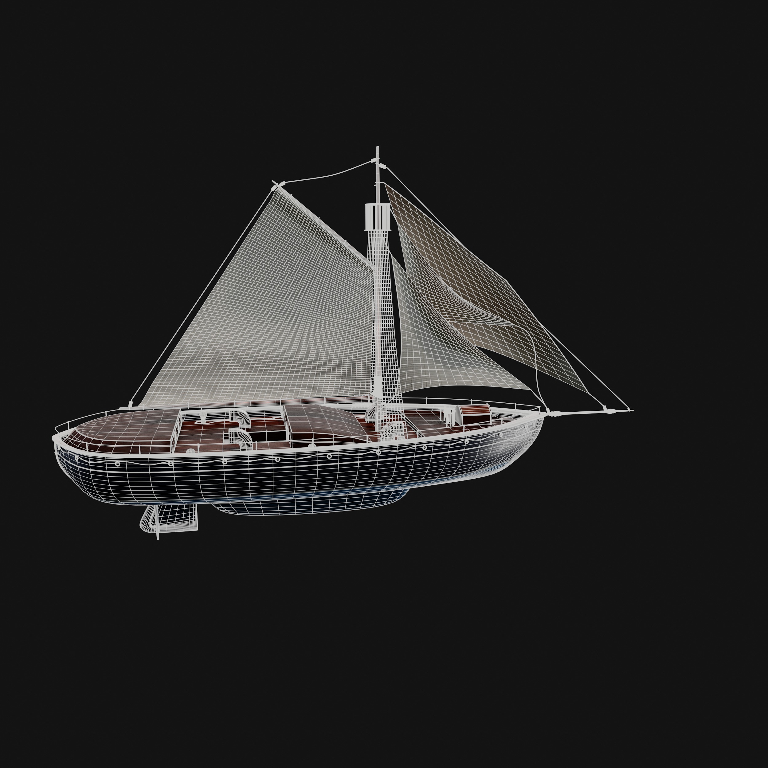 Dinghy 3D model_14