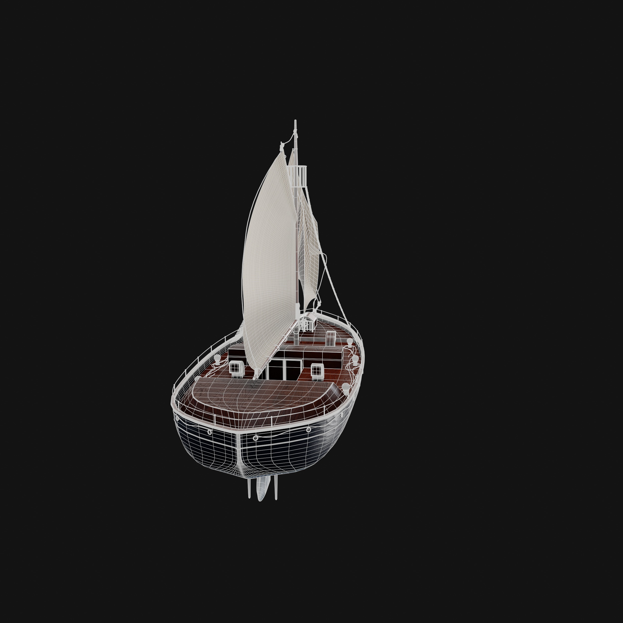 Dinghy 3D model_16