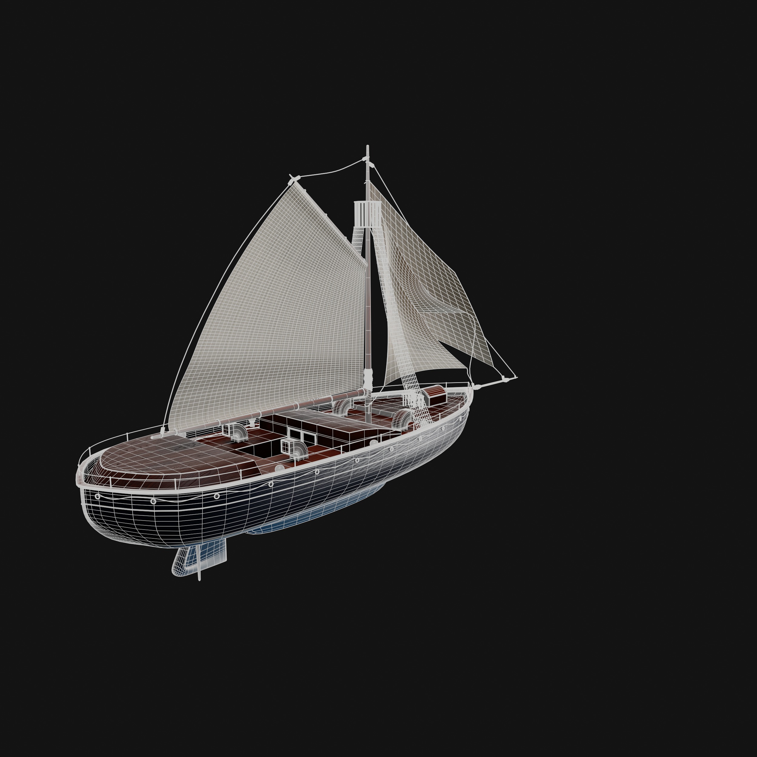 Dinghy 3D model_15