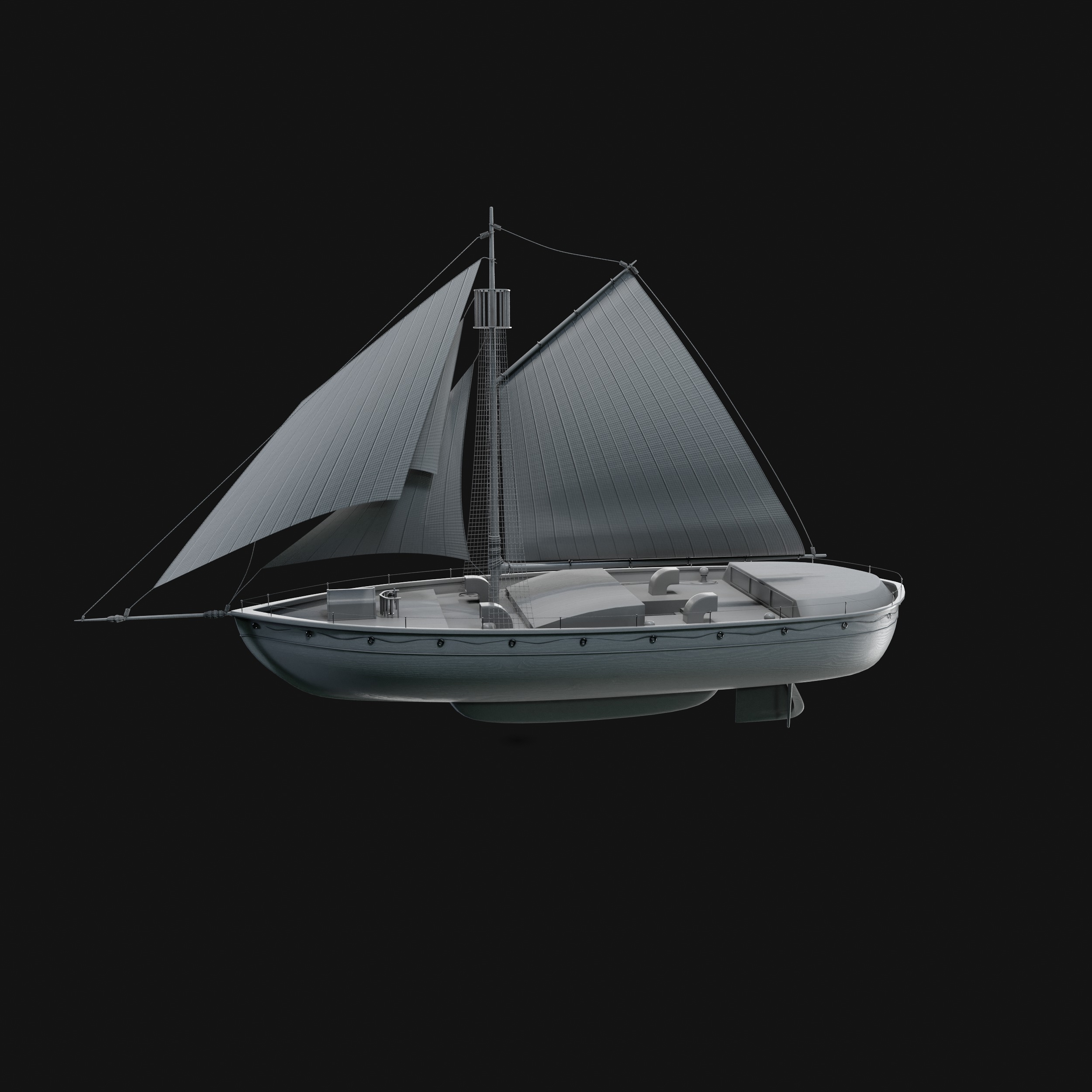 Dinghy 3D model_39