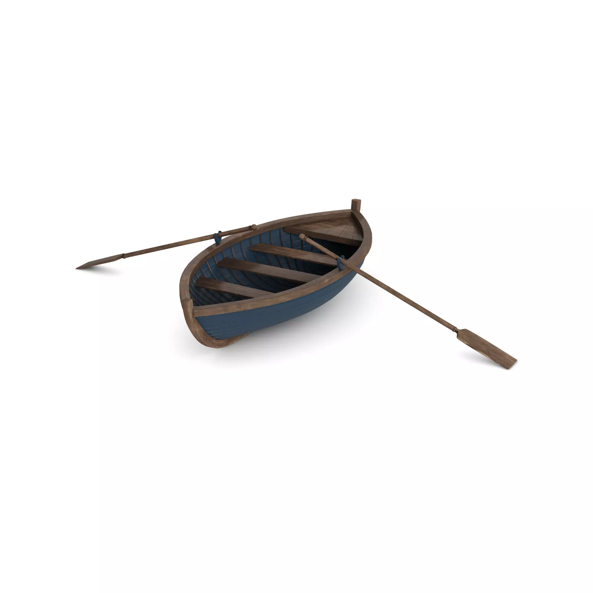 Rowboat 3D model_0